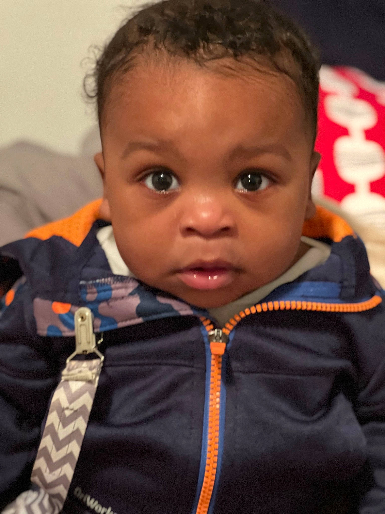 Damari is registered to the contest to win money with this photo: cheek, child, chin, close_up, cool, eyebrow, facial_expression, flash_photography, forehead, fun, happy, hearing, hood, hoodie, jacket, nose, person, portrait_photography, sleeve, toddler
