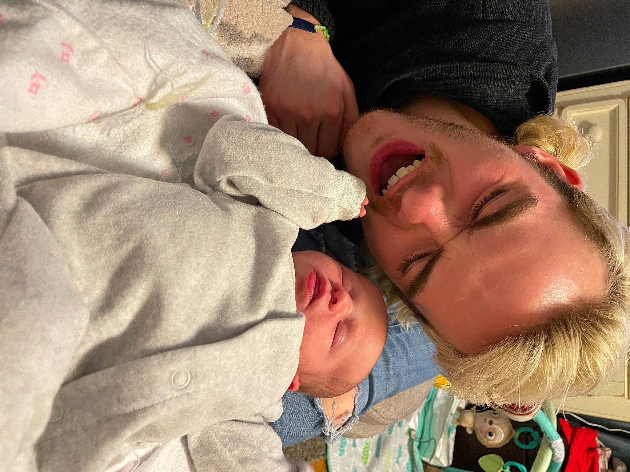 Austyn joined the competition — help win amazing prizes! baby, beard, child, comfort, event, eyelash, eyewear, fun, gesture, grass, happy, mouth, nap, nose, person, skin, sleep, smile, toddler, tree