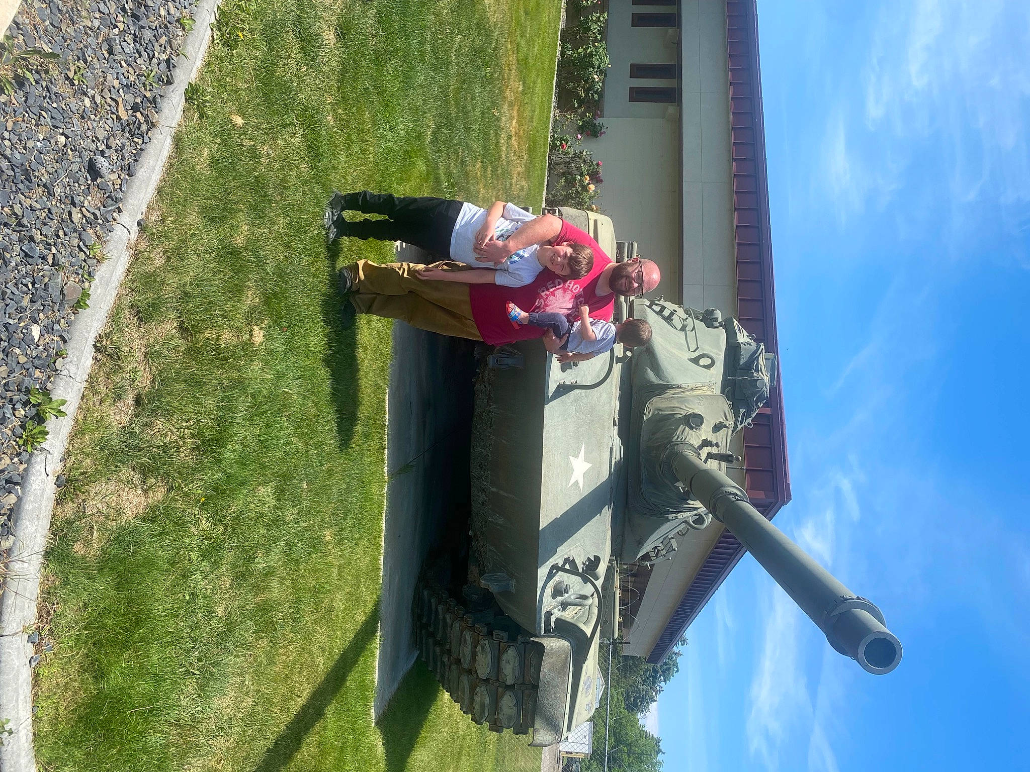 Clayton joined the competition — help win amazing prizes! adventure, automotive_exterior, cloud, fun, grass, joy, leisure, person, pole, recreation, sky, travel, tree, vehicle