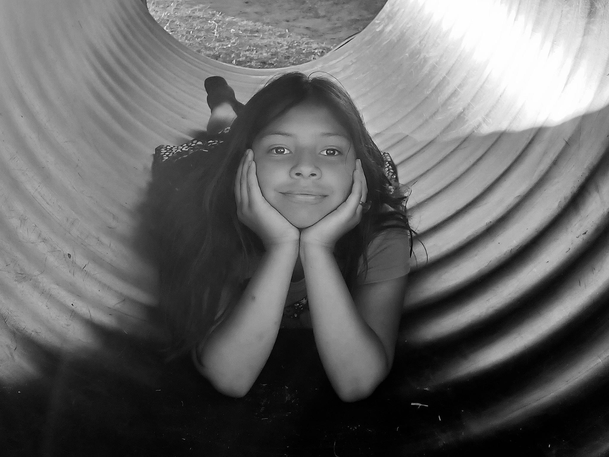 Izabelle joined the competition — help win amazing prizes! black_and_white, black_hair, eye, flash_photography, fun, gesture, hair, hairstyle, happy, human_body, iris, joy, lip, mouth, people_in_nature, person, skin, smile, standing, style