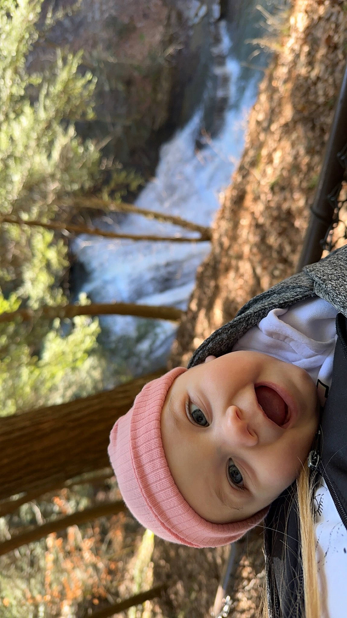 Charlotte joined the competition — help win amazing prizes! black_hair, blond, brown_hair, eyelash, freezing, fun, grass, hair, happy, headwear, leaf, leisure, lip, people_in_nature, person, plant, toddler, tree, trunk, twig