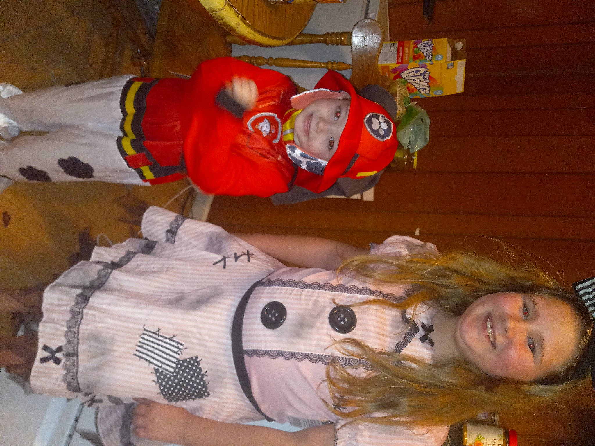 Melony joined the competition — help win amazing prizes! costume, event, fiction, fictional_character, fun, hat, headwear, joy, orange, pattern, person, personal_protective_equipment, room, smile, sports_gear