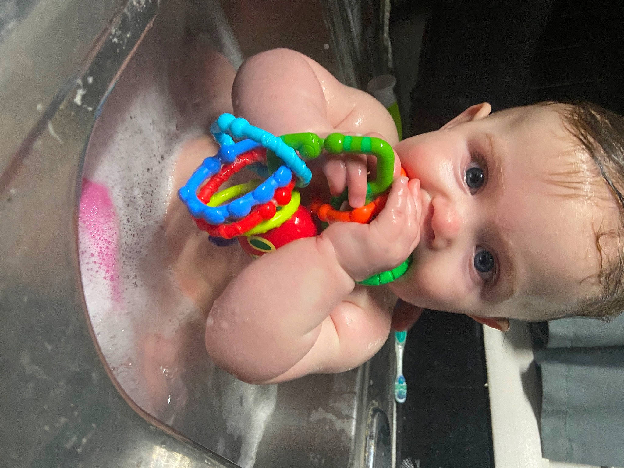 Dani joined the competition — help win amazing prizes! arm, cheek, chin, ear, eye, eyebrow, eyelash, face, facial_expression, food, hand, head, human_body, iris, lip, mouth, nose, person, skin, smile