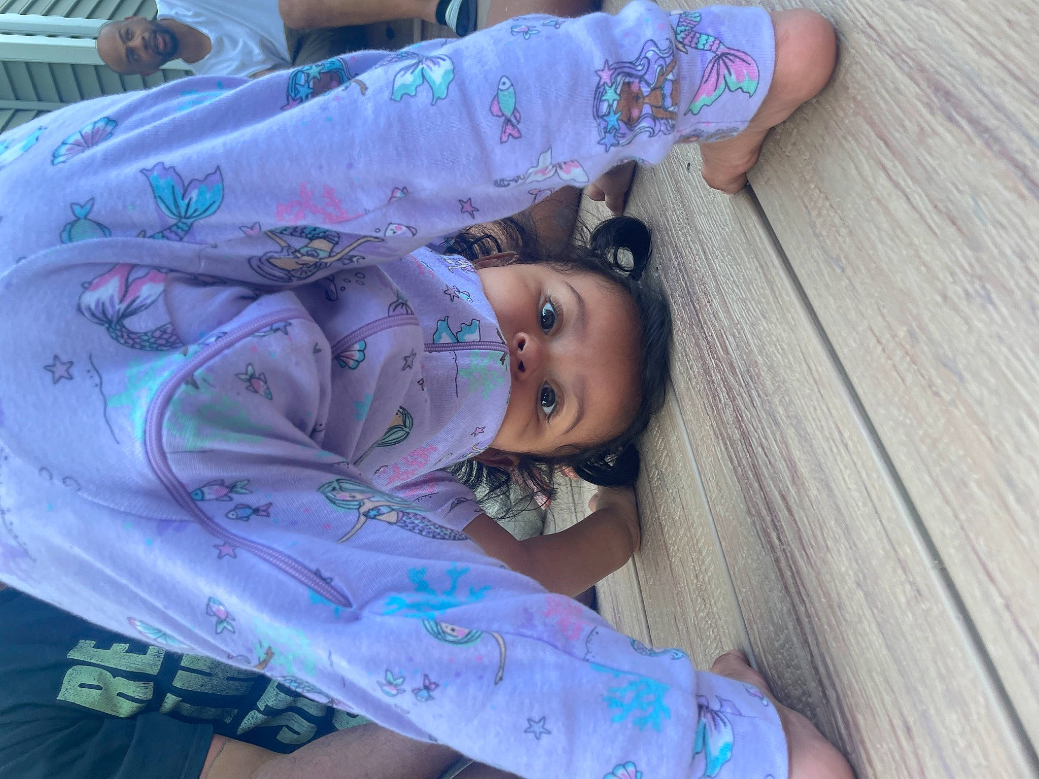 Lyra joined the competition — help win amazing prizes! blue, chest, child, elbow, flooring, fun, grass, happy, human_leg, linens, magenta, nail, pattern, person, pink, purple, thigh, tree, violet, visual_arts