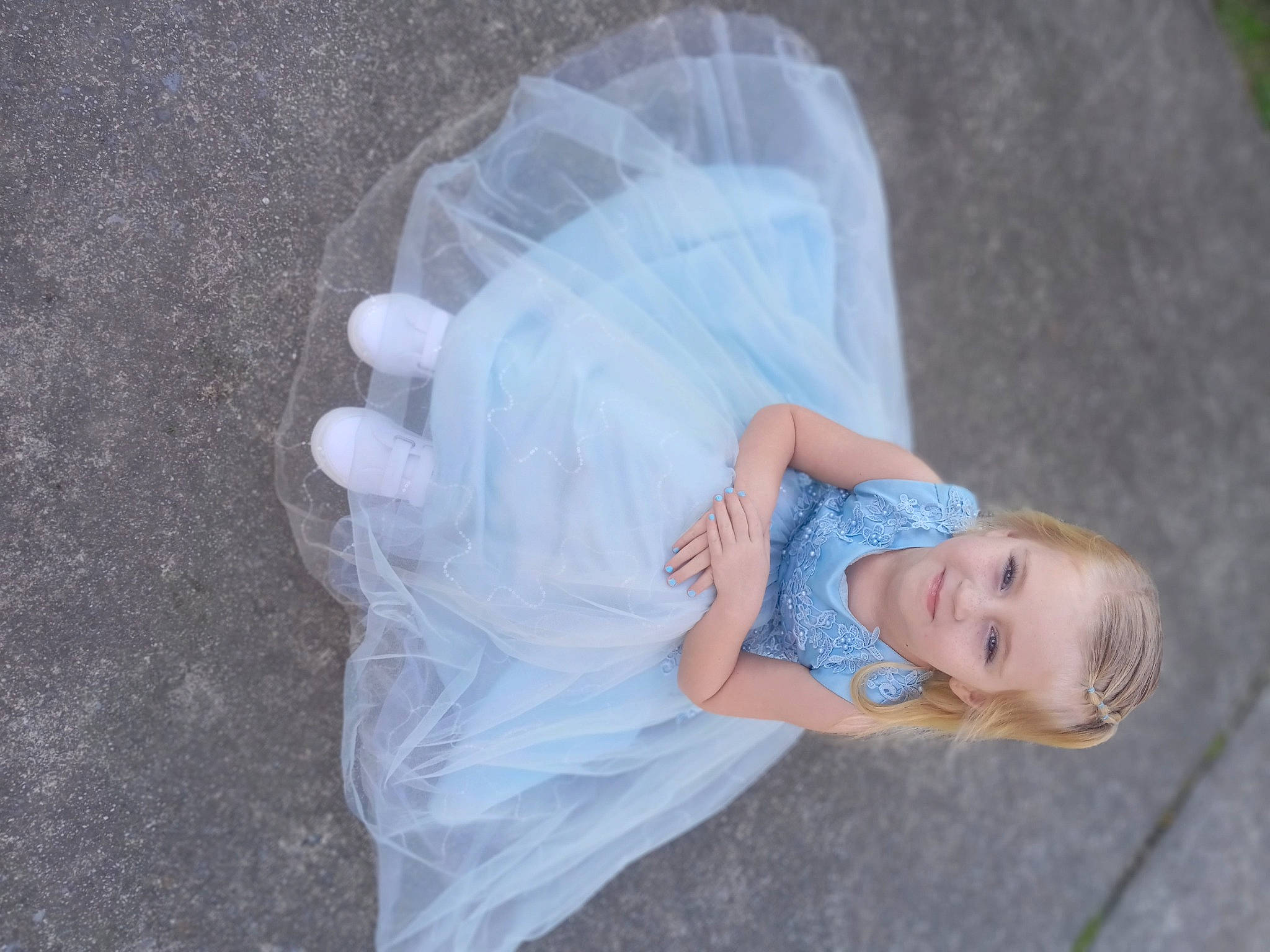 Emma joined the competition — help win amazing prizes! baby, baby_products, baby_toddler_clothing, child, dress, fashion_accessory, fun, gesture, grass, happy, joy, leisure, people_in_nature, person, portrait_photography, recreation, sitting, smile, toddler, tree