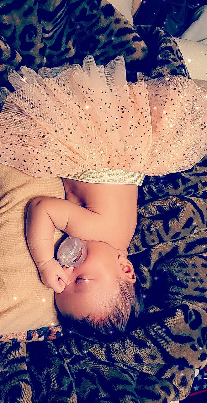 Khaliyah joined the competition — help win amazing prizes! baby, beauty, child, dress, hand, human_leg, leg, person, photography, smile, toddler