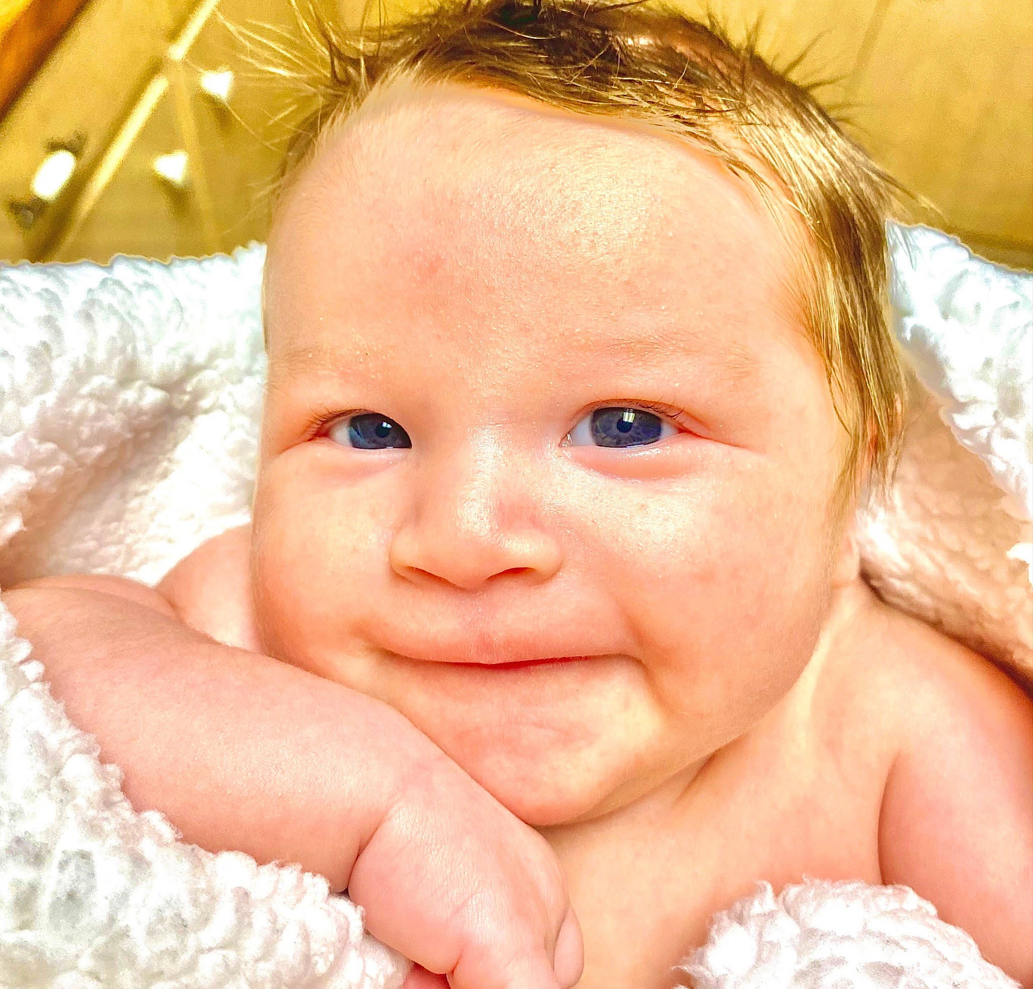 Klayton joined the competition — help win amazing prizes! baby, baby_bathing, cheek, chin, ear, eye, eyebrow, eyelash, face, facial_expression, gesture, hand, happy, iris, joy, lip, mouth, nose, organ, person