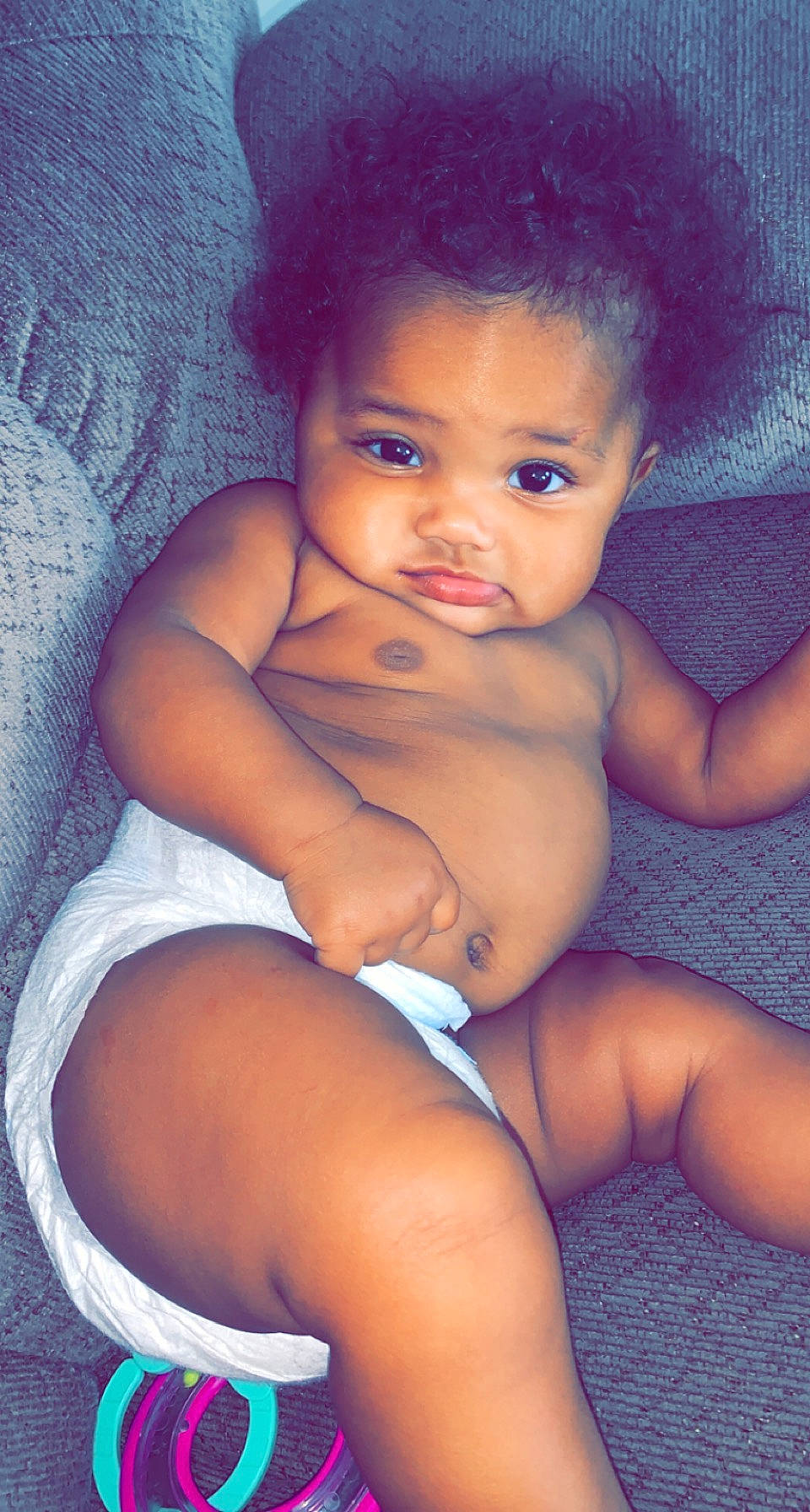 Kelani joined the competition — help win amazing prizes! baby, cheek, eye, eyebrow, flash_photography, hair, hairstyle, hand, human_body, iris, leg, lip, mouth, muscle, neck, nose, organ, person, shoulder, skin