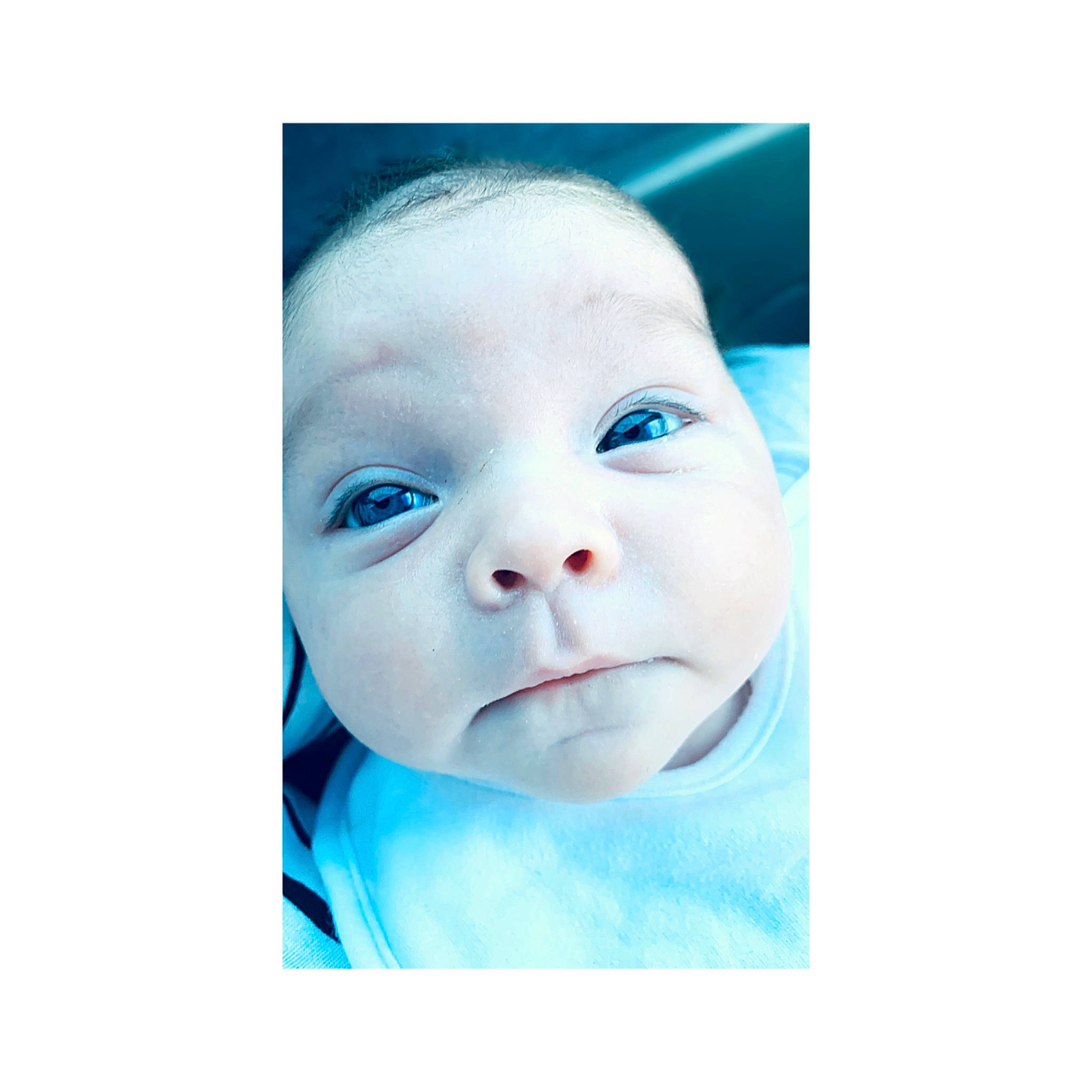 Ava-lee joined the competition — help win amazing prizes! baby, blue, cheek, child, chin, close_up, eye, face, facial_expression, head, lip, mouth, nose, person, photography, portrait_photography, skin, sky, smile, toddler