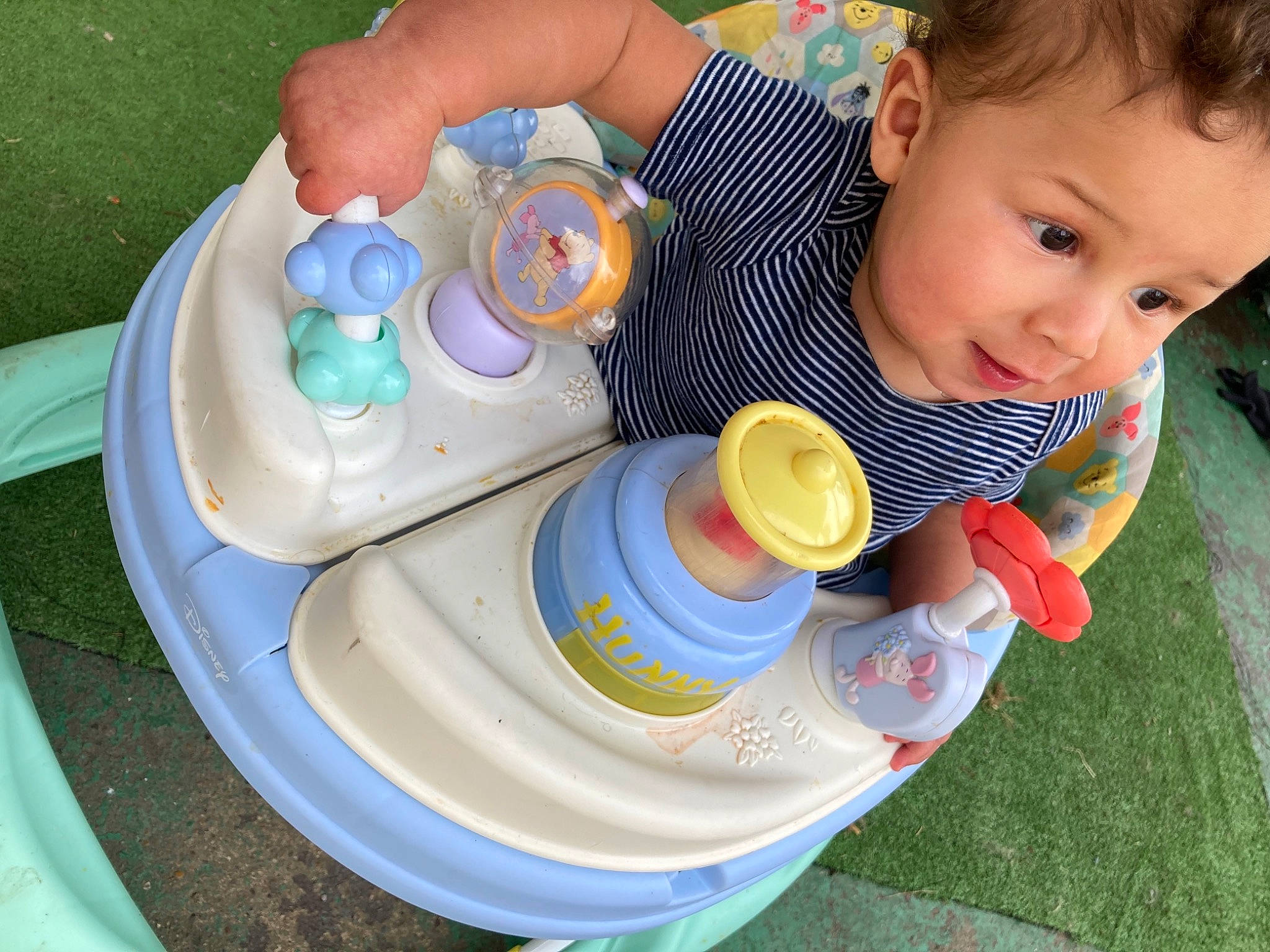 Izayah joined the competition — help win amazing prizes! baby, baby_playing_with_toys, baby_toddler_clothing, chair, child, cup, dishware, drinkware, finger, fun, hand, happy, leisure, person, plate, recreation, serveware, sharing, tableware, toddler