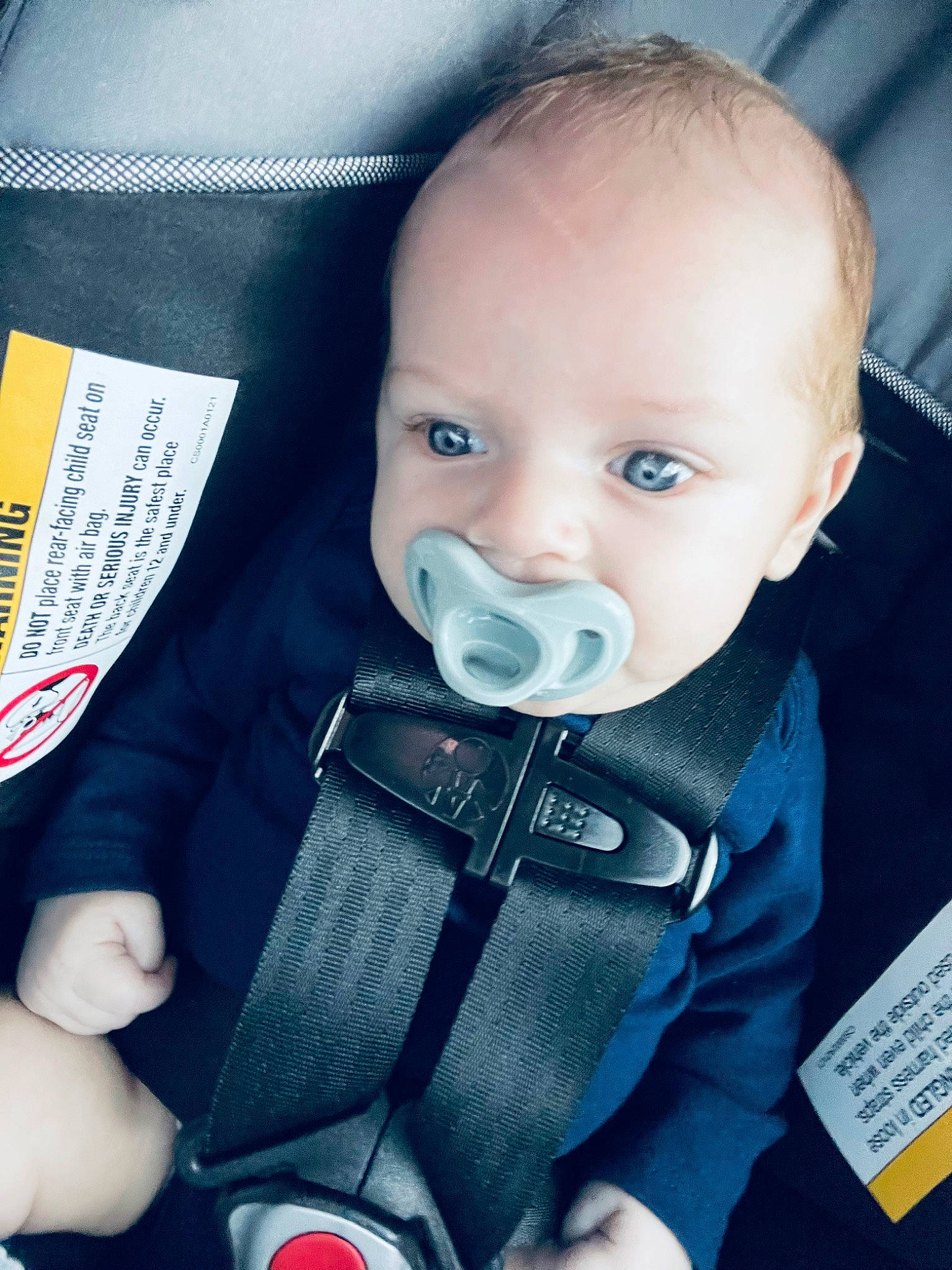 Kolson is registered to the contest to win money with this photo: baby, baby_carriage, baby_products, baby_toddler_clothing, beauty, bib, car_seat, cheek, child, comfort, drinkware, electric_blue, eyebrow, eyelash, iris, person, product, sitting, skin, sleeve