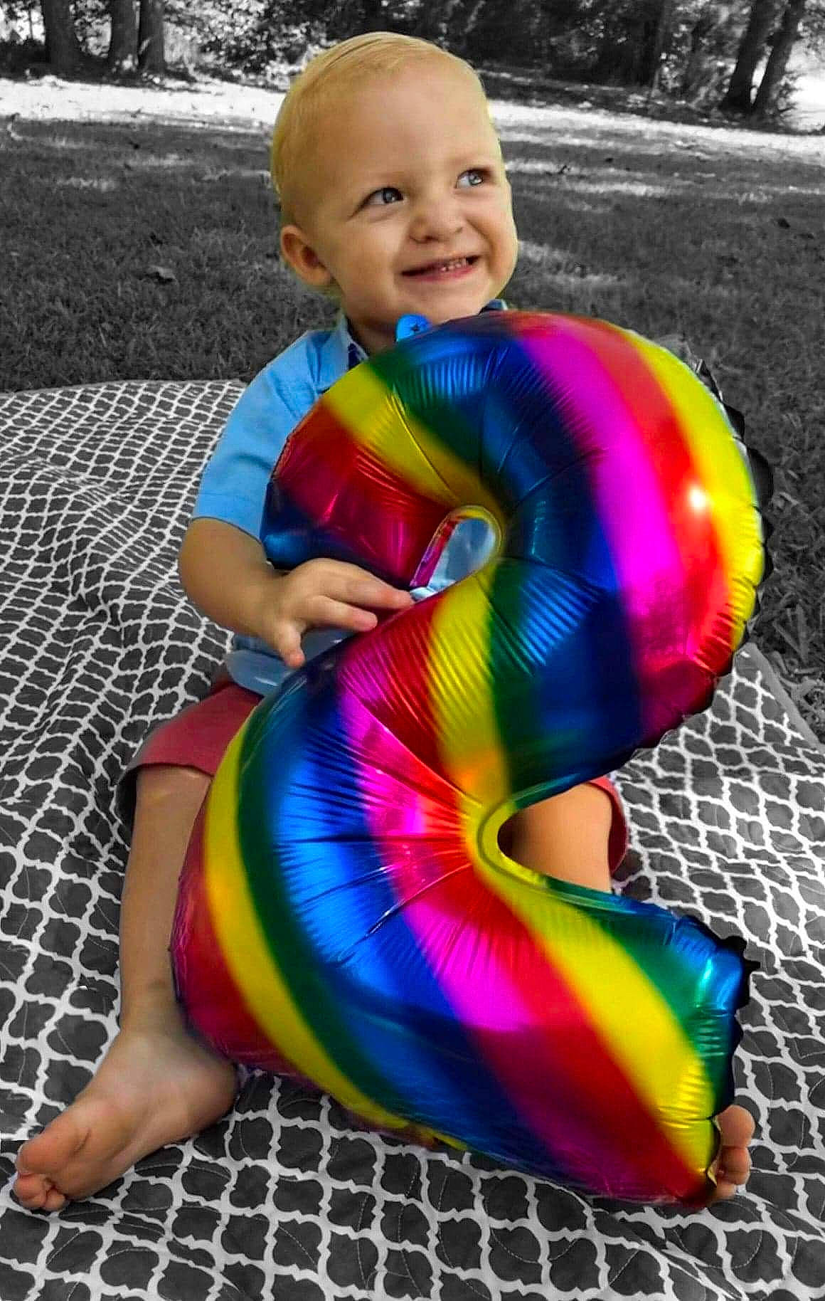 Mac joined the competition — help win amazing prizes! art, automotive_wheel_system, child, fun, joy, magenta, person, play, smile, toddler, wheel