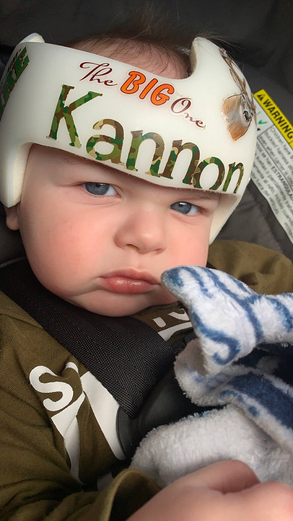 Kannon is registered to the contest to win money with this photo: baby, baseball_cap, cap, child, close_up, eye, eyebrow, eyelash, fashion_accessory, flash_photography, fun, happy, hat, headgear, headwear, helmet, lip, person, personal_protective_equipment, sports_gear