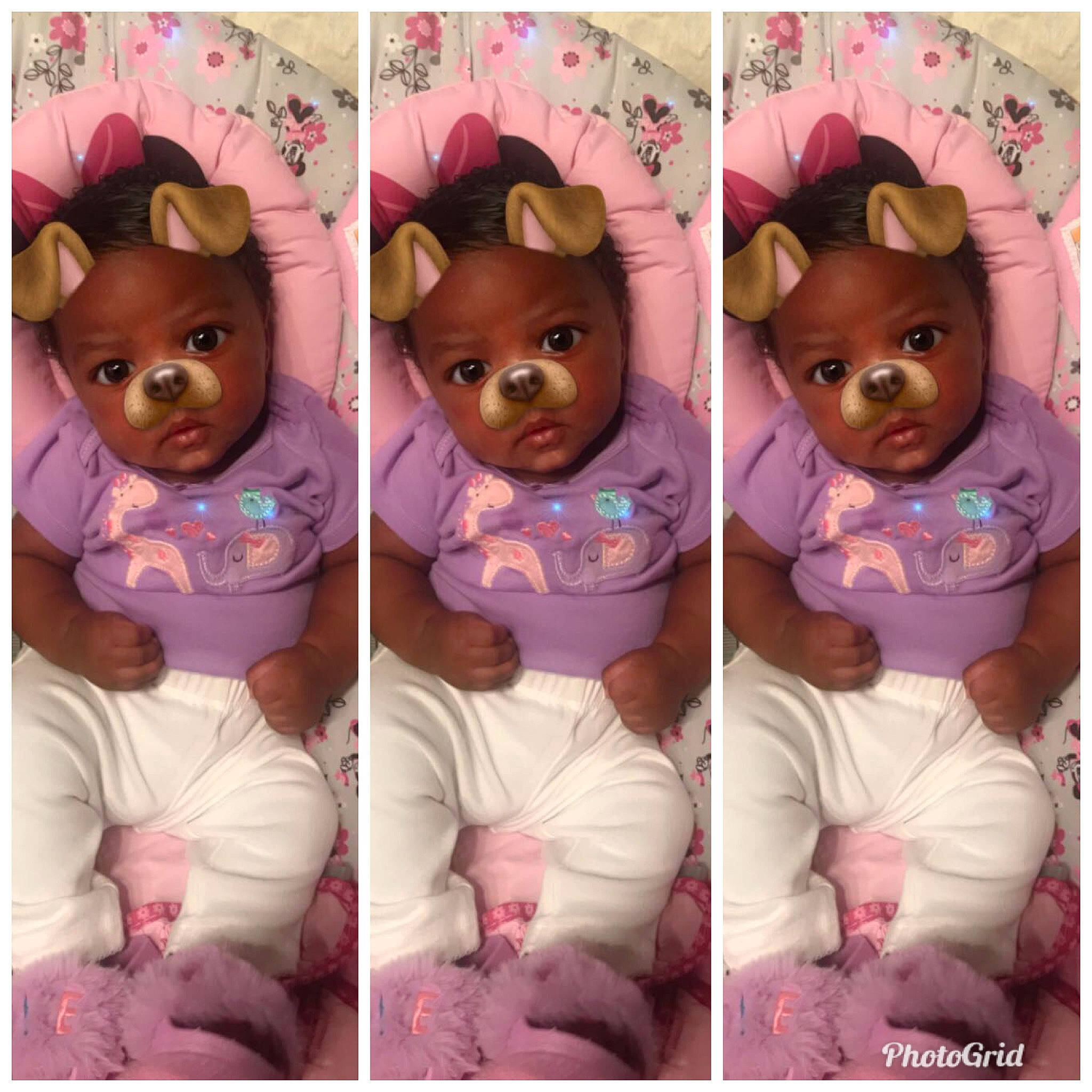 India is registered to the contest to win money with this photo: child, ear, head, infant, nose, person, pink, product, skin, stuffed_toy, toddler, toy