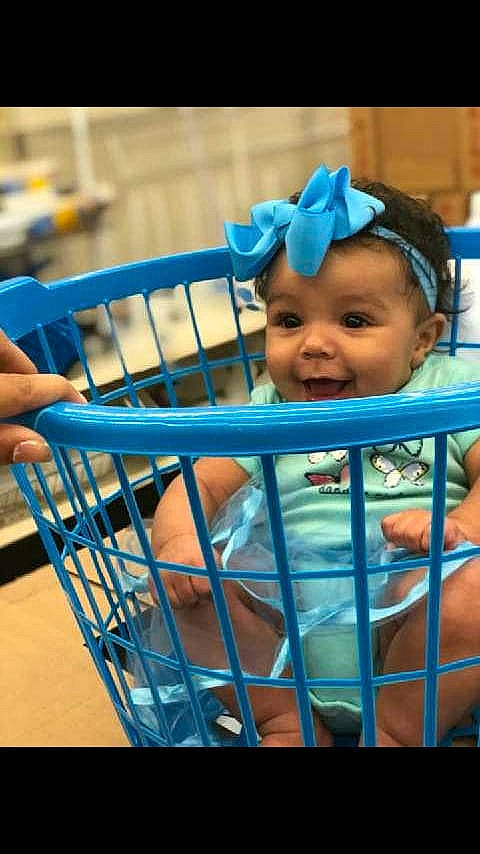 Amaria is registered to the contest to win money with this photo: baby, baby_products, child, headgear, joy, leisure, person, product, smile, toddler