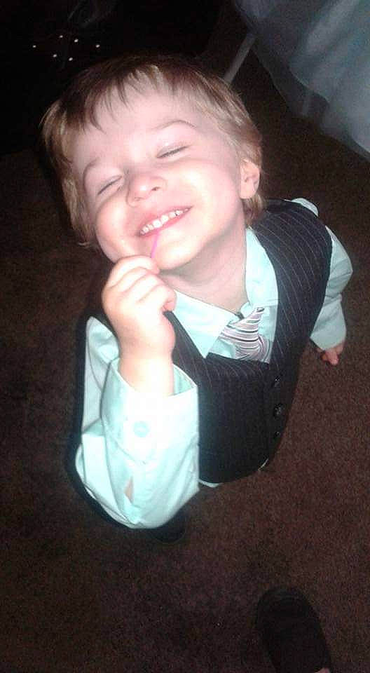 Elijah is registered to the contest to win money with this photo: baby, cheek, child, chin, cool, ear, face, facial_expression, fun, gesture, head, jaw, joy, laugh, mouth, nose, organ, person, skin, smile