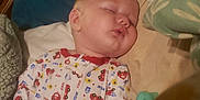 Raylan joined the competition — help win amazing prizes! baby, sleeping, onesie, bed, pillow, blanket, pacifier, child, infant, clothing, cute, peaceful, soft, indoors, resting, face, hand, head, young, comfort