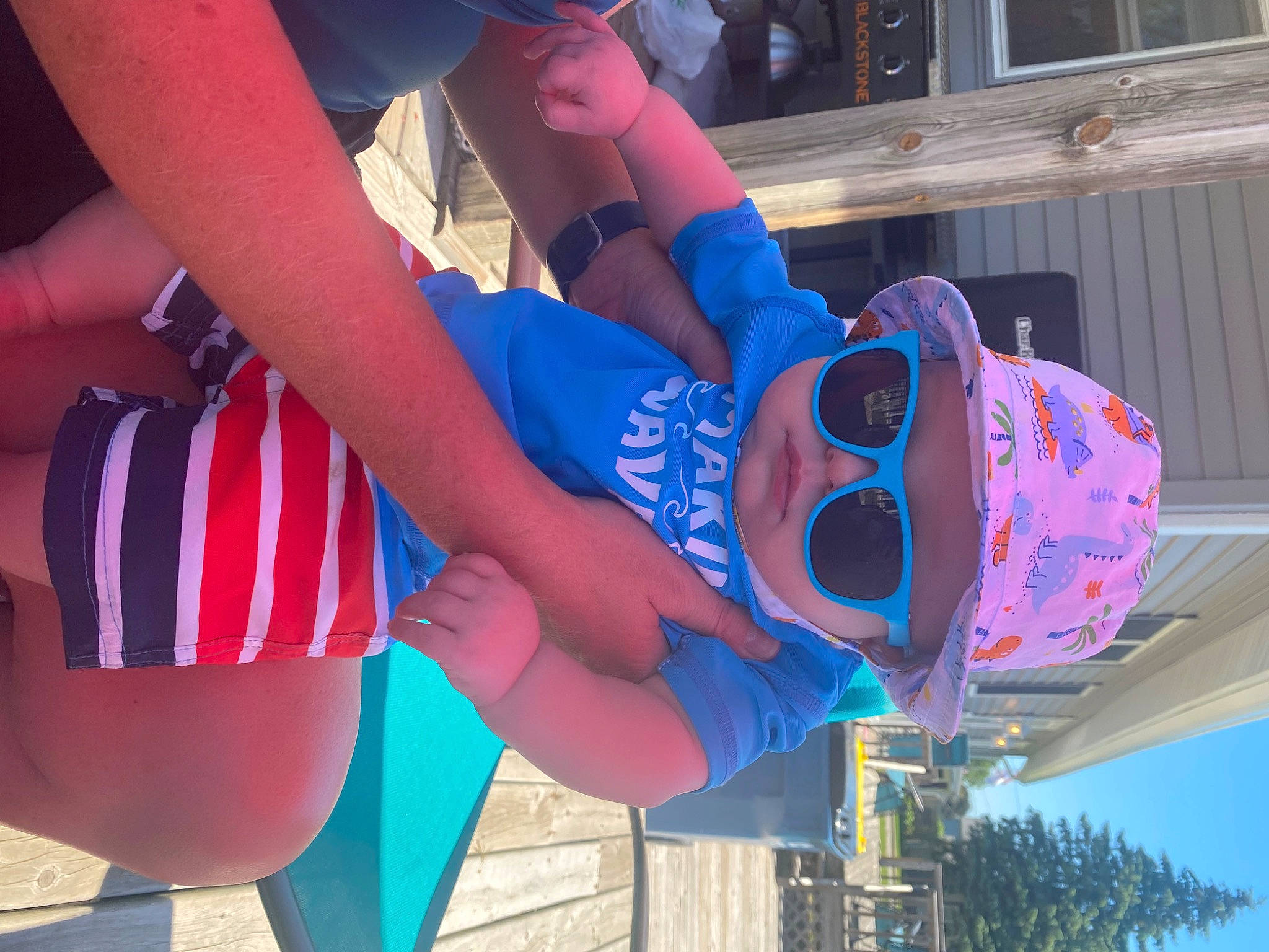 T.j joined the competition — help win amazing prizes! arm, azure, blue, clothing, electric_blue, fun, hat, headgear, headwear, human_body, leg, leisure, orange, people, person, pink, red, shorts, sunglasses, textile