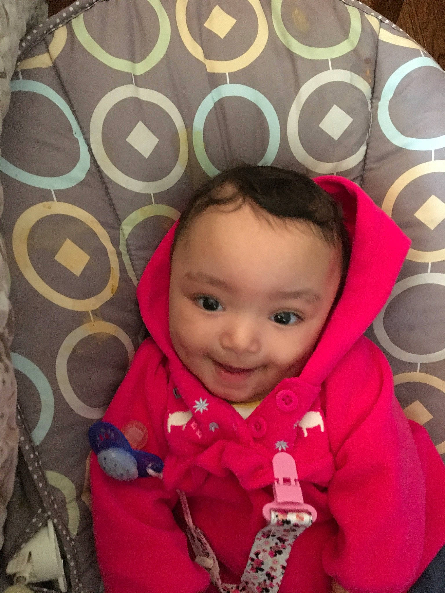 Sophia joined the competition — help win amazing prizes! baby, cheek, child, head, joy, lip, person, pink, skin, toddler