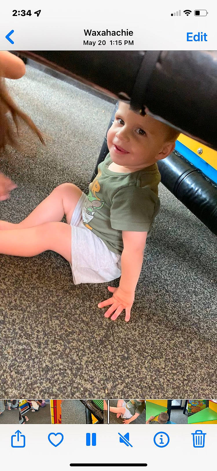 Julian joined the competition — help win amazing prizes! asphalt, automotive_tire, barefoot, cap, finger, floor, flooring, foot, fun, grass, happy, knee, leg, leisure, person, public_space, sandal, smile, thigh, thumb