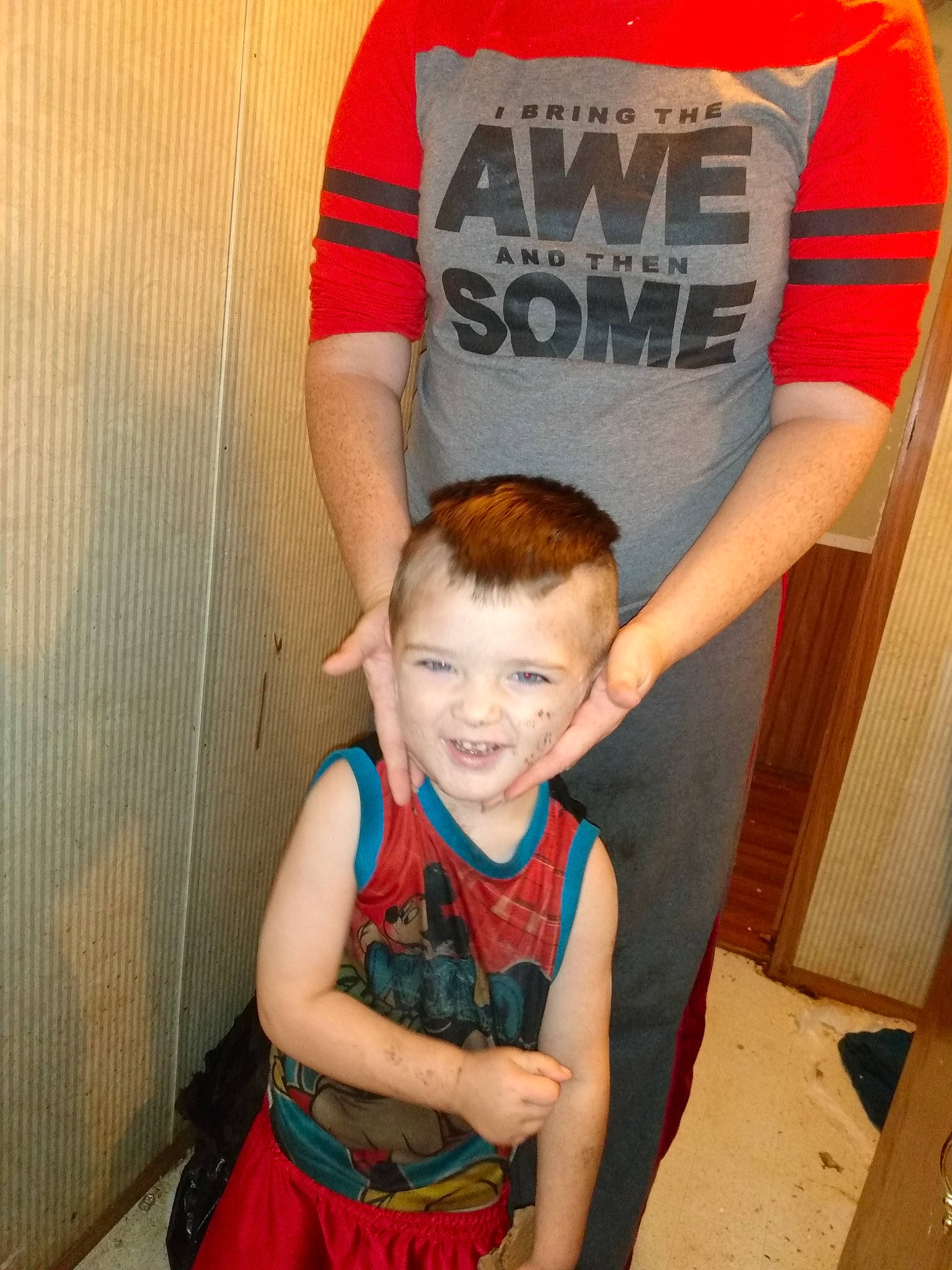 Matthew joined the competition — help win amazing prizes! arm, finger, hairstyle, happy, human_body, joint, joy, leg, mouth, muscle, neck, orange, person, red, shorts, shoulder, skin, sleeve, smile, standing