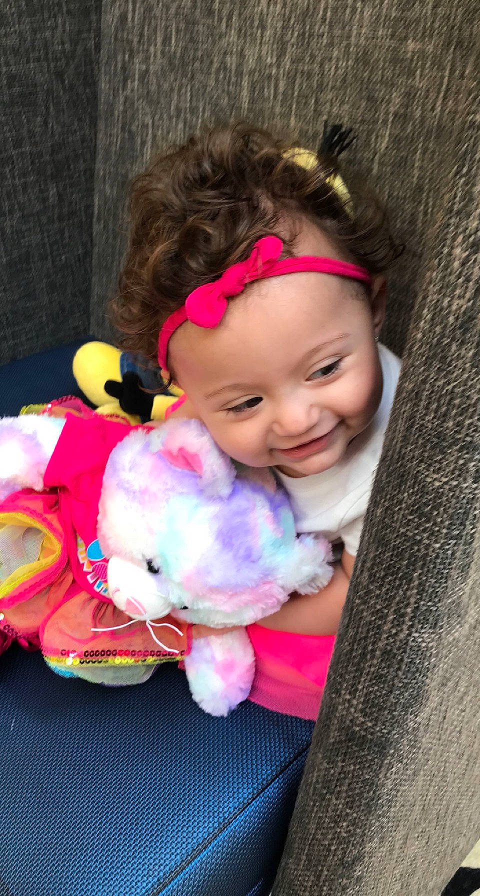 Ava Nichole joined the competition — help win amazing prizes! baby, baby_toddler_clothing, cheek, child, doll, eye, eyelash, happy, head, iris, joy, magenta, mammal, organ, person, pink, purple, skin, smile, textile