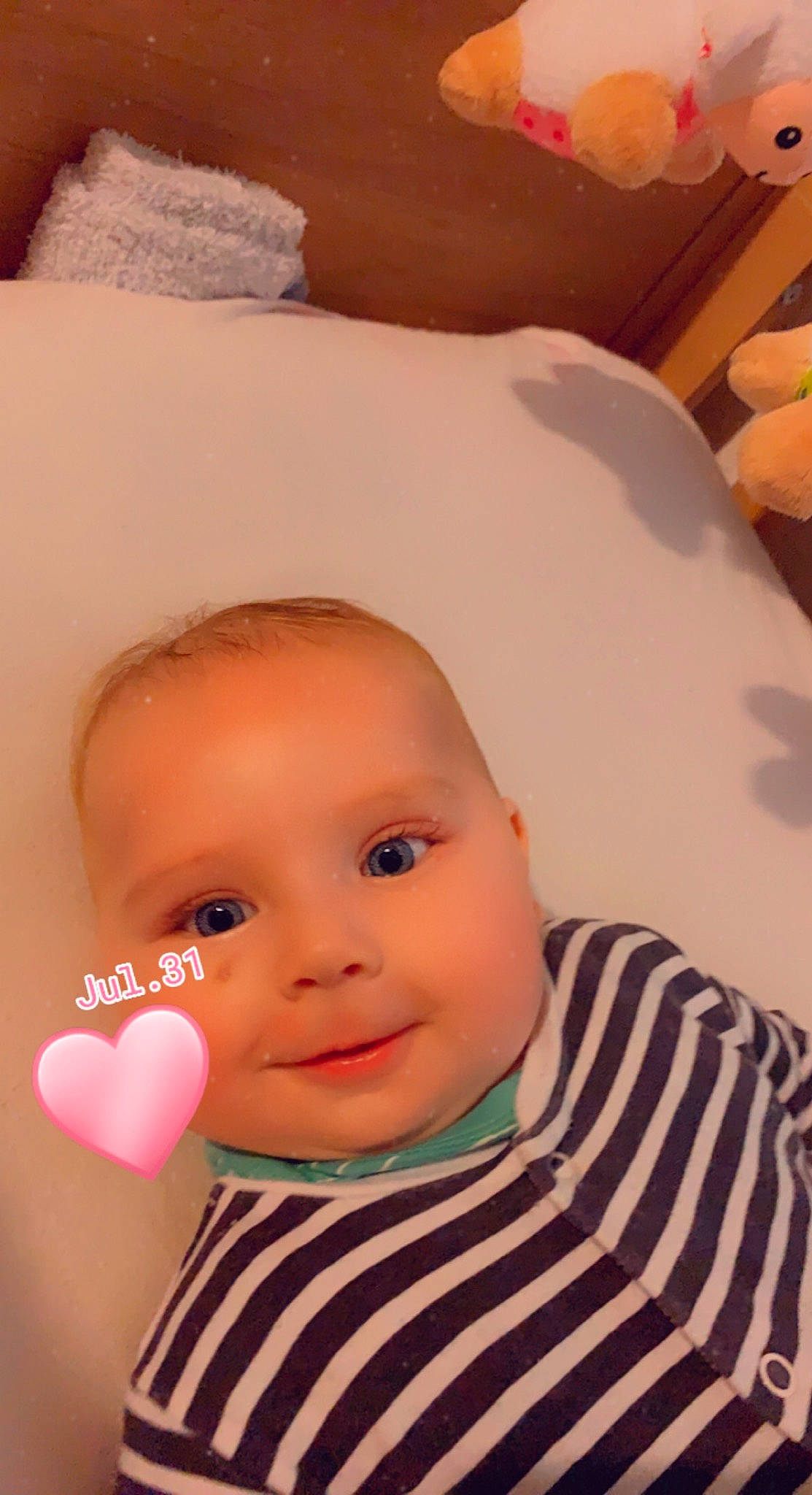 Kobe-kye joined the competition — help win amazing prizes! baby, baby_toddler_clothing, cheek, chin, comfort, eye, eyelash, face, happy, head, lip, mouth, nose, person, pink, skin, sleeve, smile, textile, toddler
