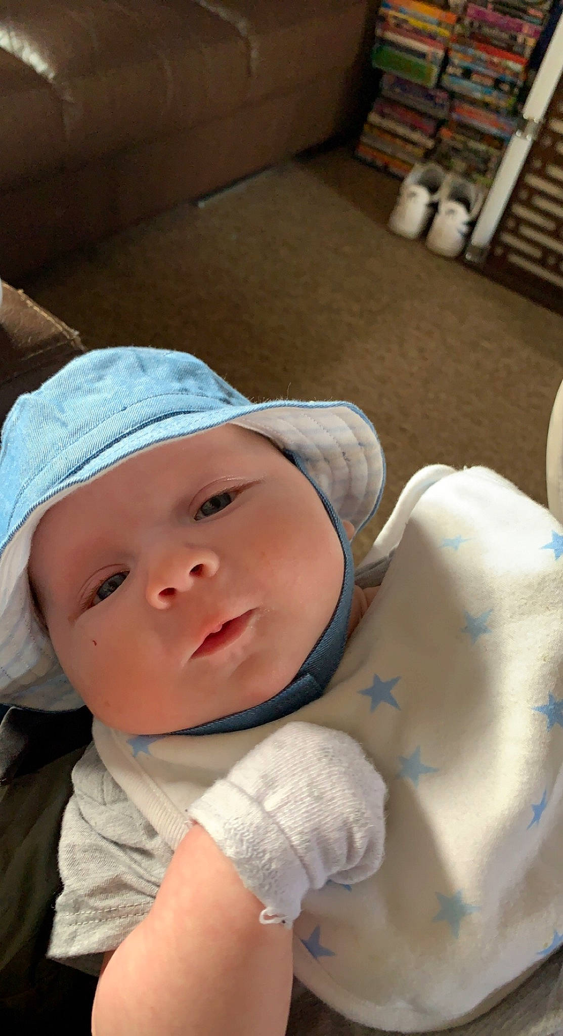 Kobe-kye joined the competition — help win amazing prizes! baby, baby_products, baby_toddler_clothing, cap, cheek, child, comfort, eye, eyebrow, eyelash, hat, headgear, headwear, helmet, human_body, lip, mouth, nose, person, skin