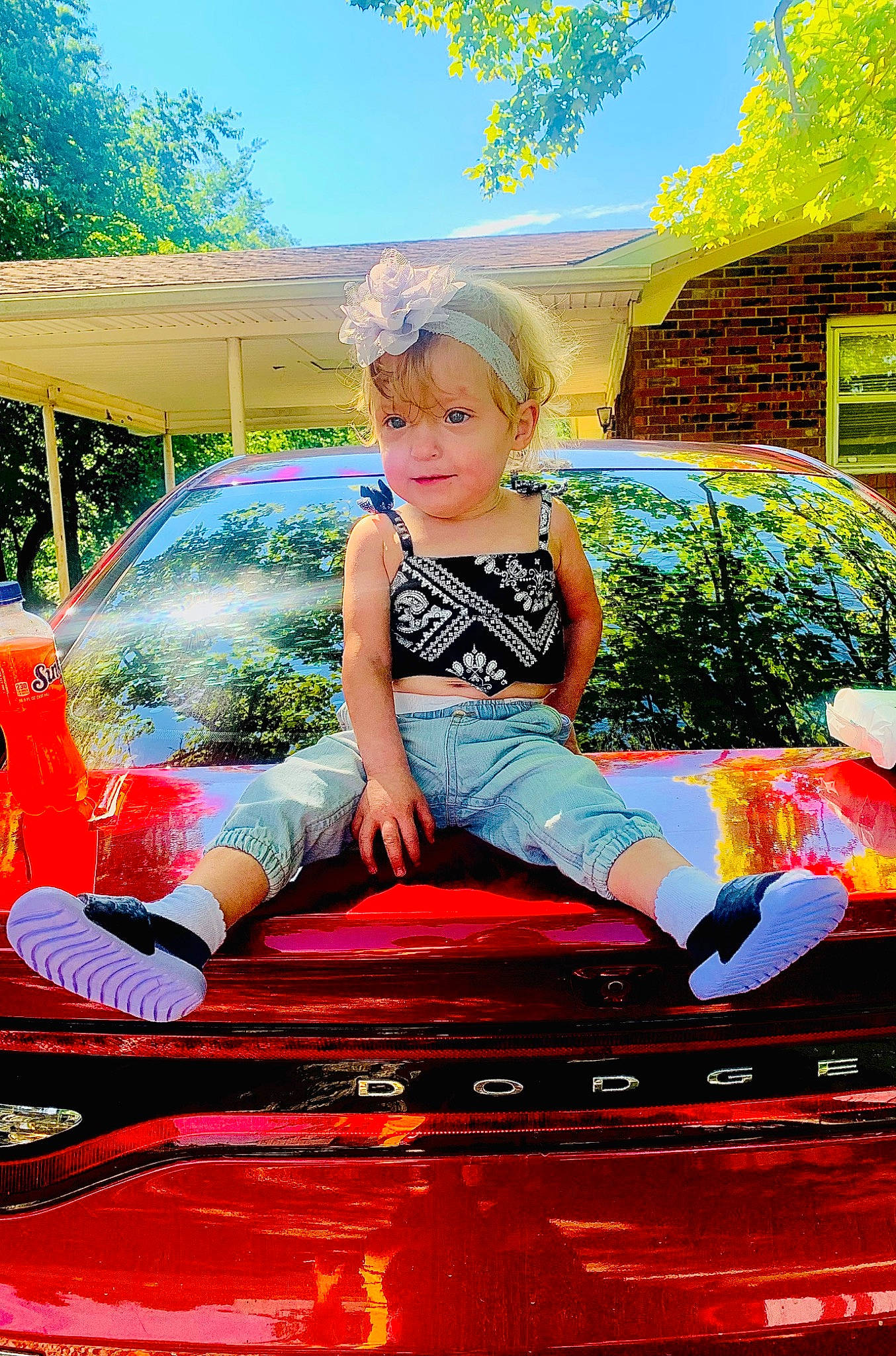 Aaron joined the competition — help win amazing prizes! automotive_design, automotive_exterior, automotive_lighting, car, dress, fun, happy, hood, leisure, magenta, motor_vehicle, nature, person, pink, product, sky, summer, tints_and_shades, vehicle, vehicle_door