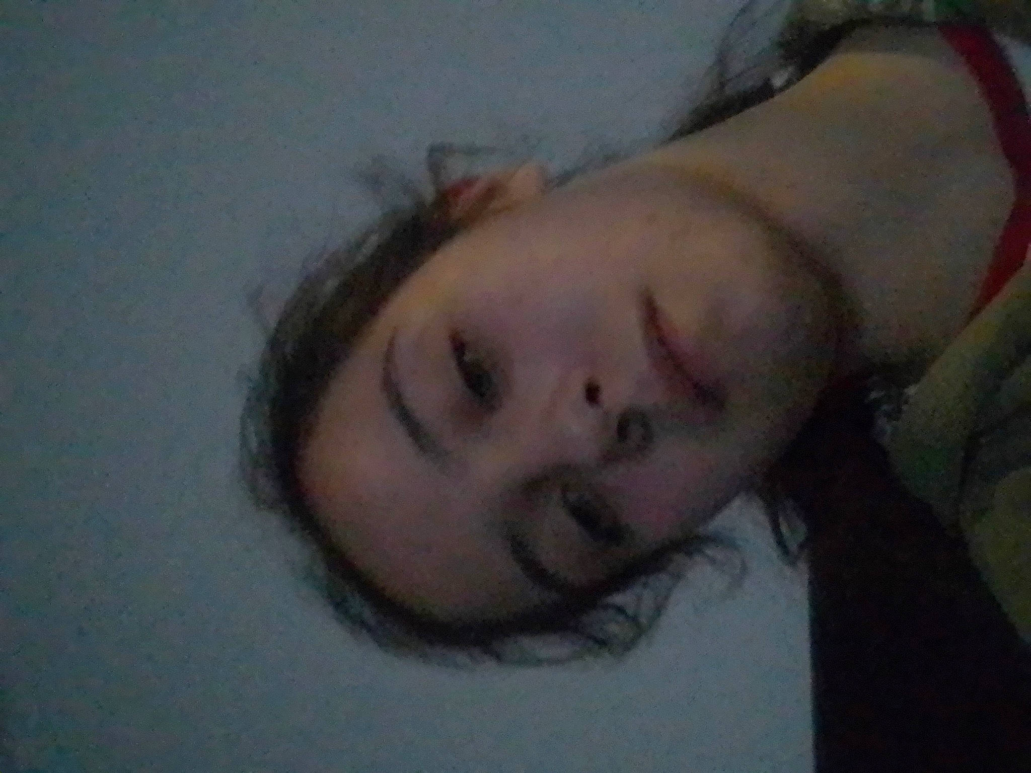 Louna participe au concours pour gagner de l'argent avec cette photo : black_hair, cheek, chest, child, comfort, ear, eyebrow, eyelash, flesh, fur, jaw, linens, lip, mouth, nap, neck, no_expression, nose, person, sleep