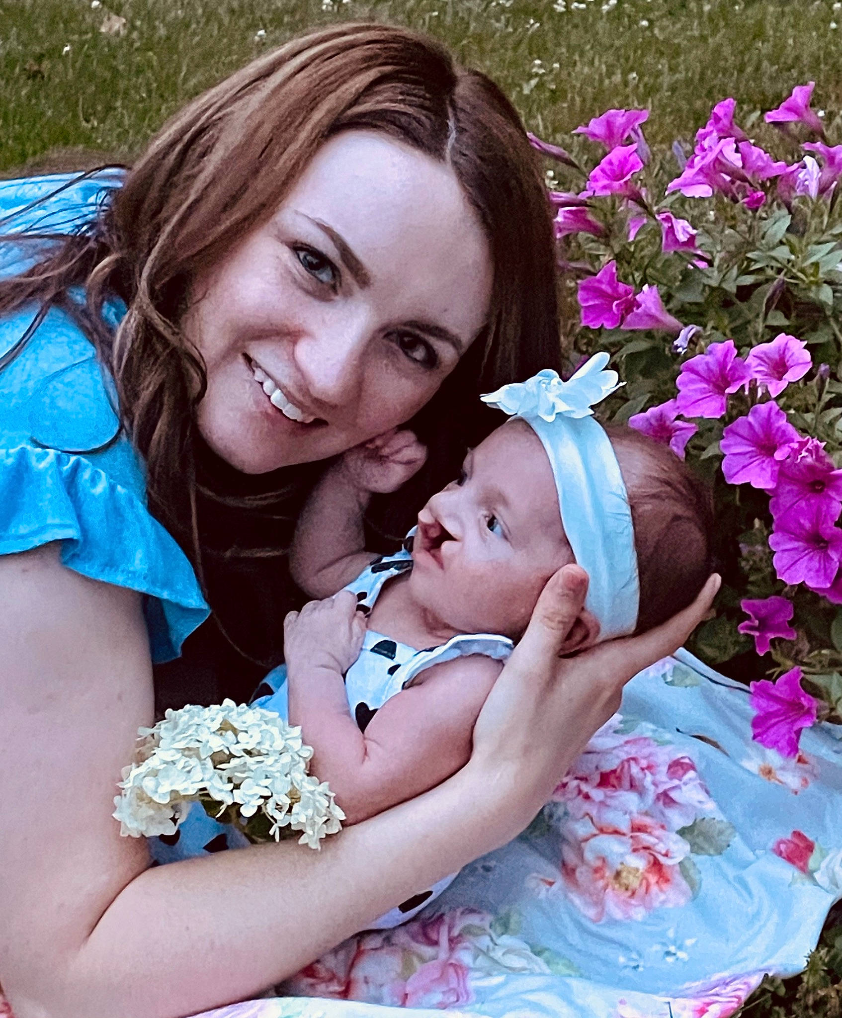 Myla Rose joined the competition — help win amazing prizes! beauty, event, face, flower, friendship, fun, gesture, grass, happy, headwear, interaction, jewellery, joy, necklace, people_in_nature, person, petal, photograph, pink, plant