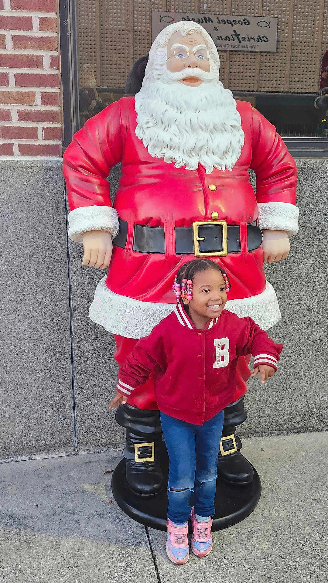 Na'Lani is registered to the contest to win money with this photo: child, city, clothing, coat, costume, face, female, festival, footwear, girl, head, jacket, jeans, pants, person, photography, portrait, road, shoe, street