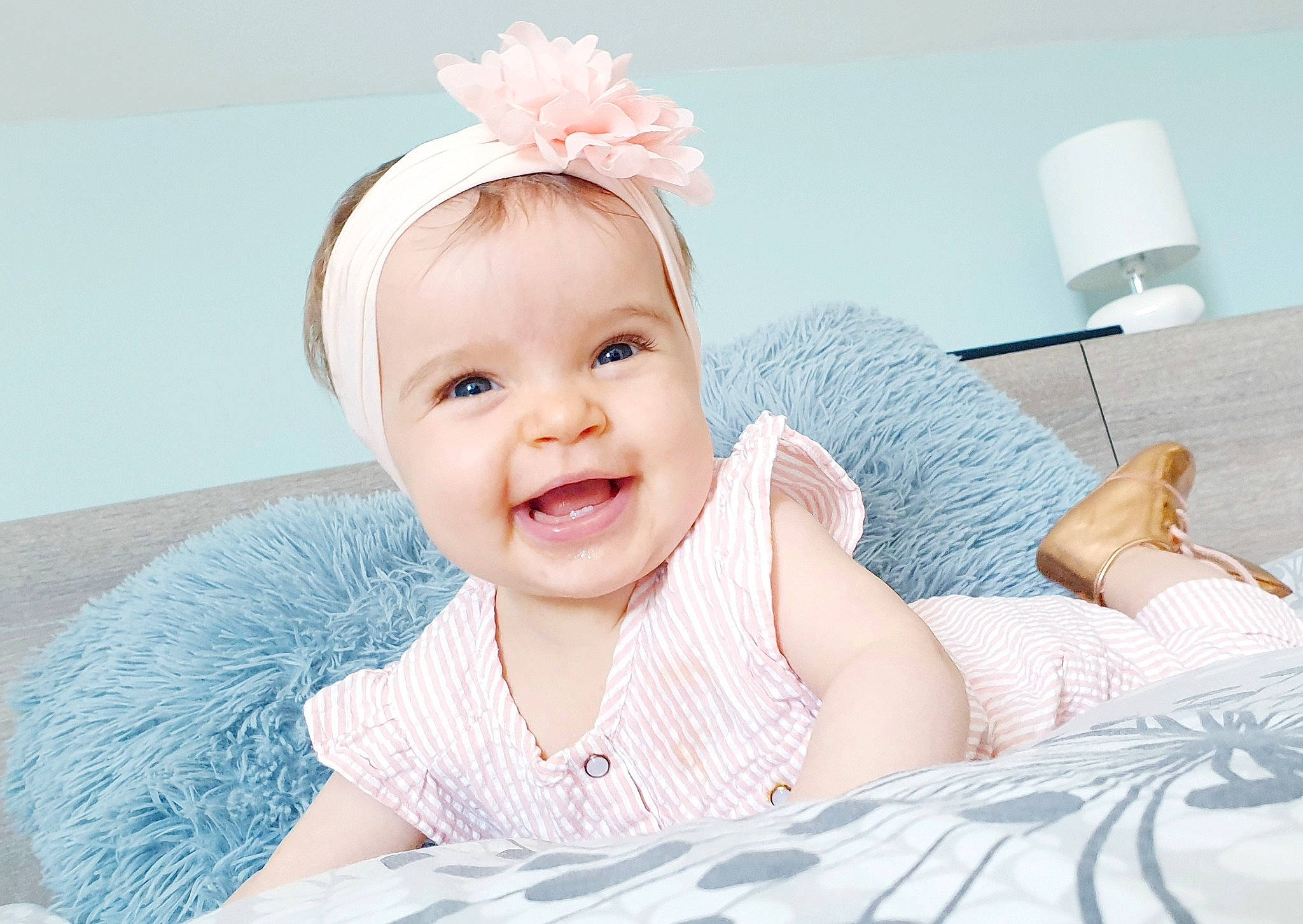 Gabrielle participe au concours pour gagner de l'argent avec cette photo : baby, baby_sleeping, baby_toddler_clothing, beauty, child, ear, face, facial_expression, fashion_accessory, hair_accessory, happy, head, headband, headgear, headwear, joy, person, pink, product, skin