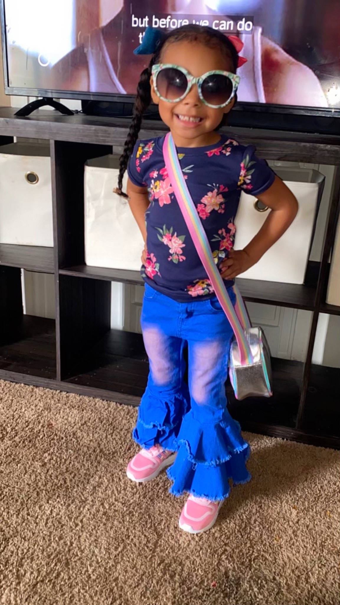 Sky joined the competition — help win amazing prizes! blue, cool, denim, electric_blue, event, eyewear, fashion_design, fun, glasses, goggles, hat, joint, joy, leisure, magenta, person, shoulder, smile, sunglasses, toddler