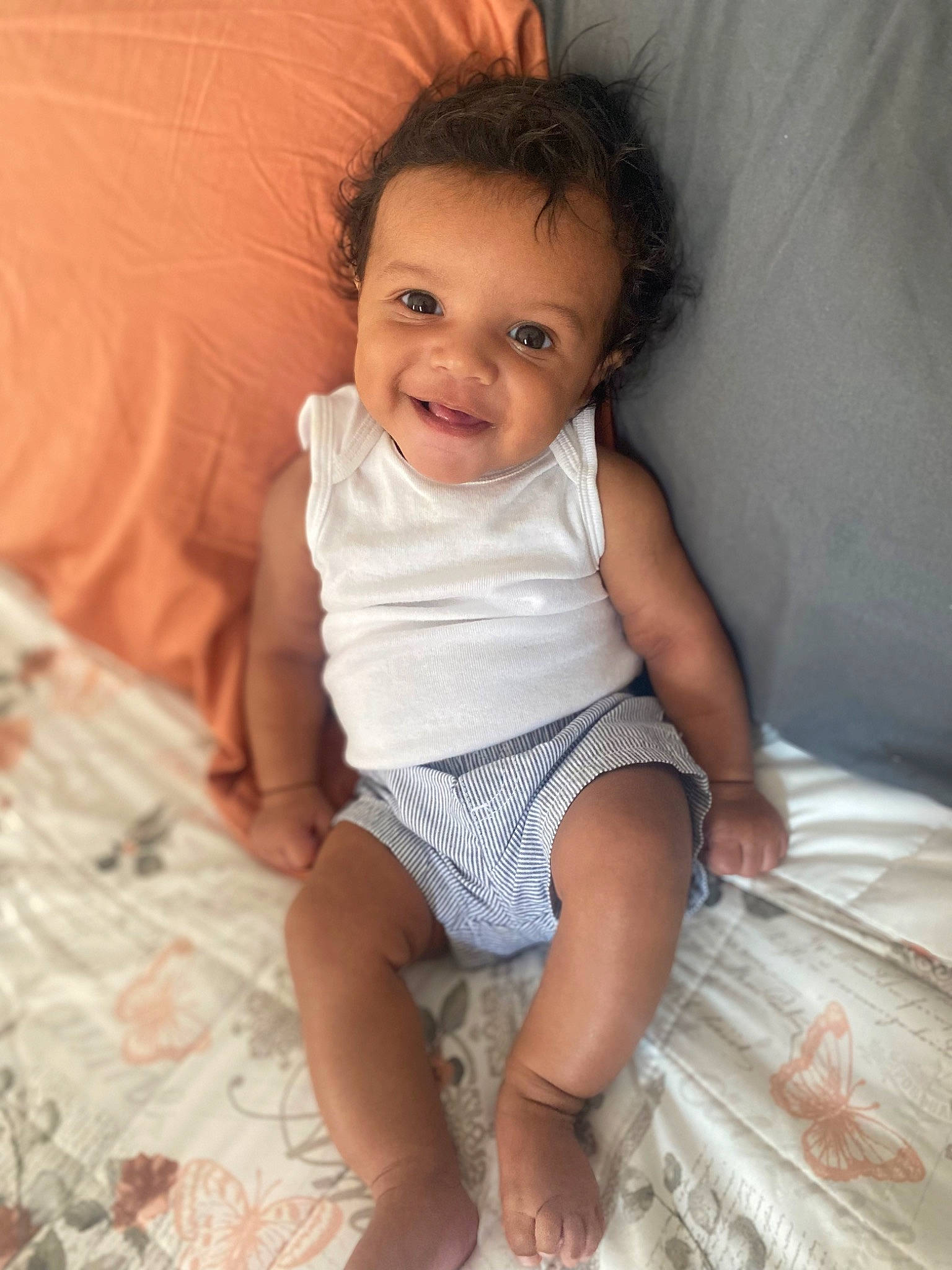 Jaiden joined the competition — help win amazing prizes! baby_toddler_clothing, cheek, comfort, face, finger, flash_photography, hair, happy, head, human_body, iris, joy, leg, lip, neck, person, shorts, skin, sleeve, smile