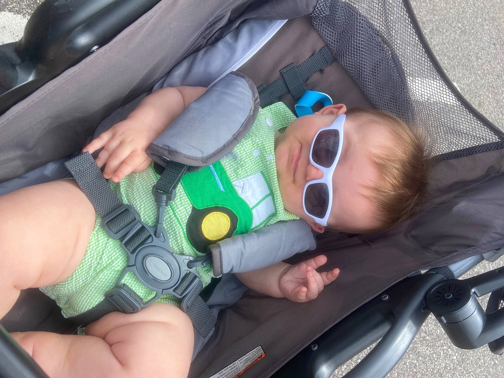 Tyton joined the competition — help win amazing prizes! baby, baby_products, beauty, child, comfort, eyewear, facial_expression, fun, gesture, goggles, human, human_body, mammal, mouth, nail, person, sunglasses, thigh, thumb, toddler