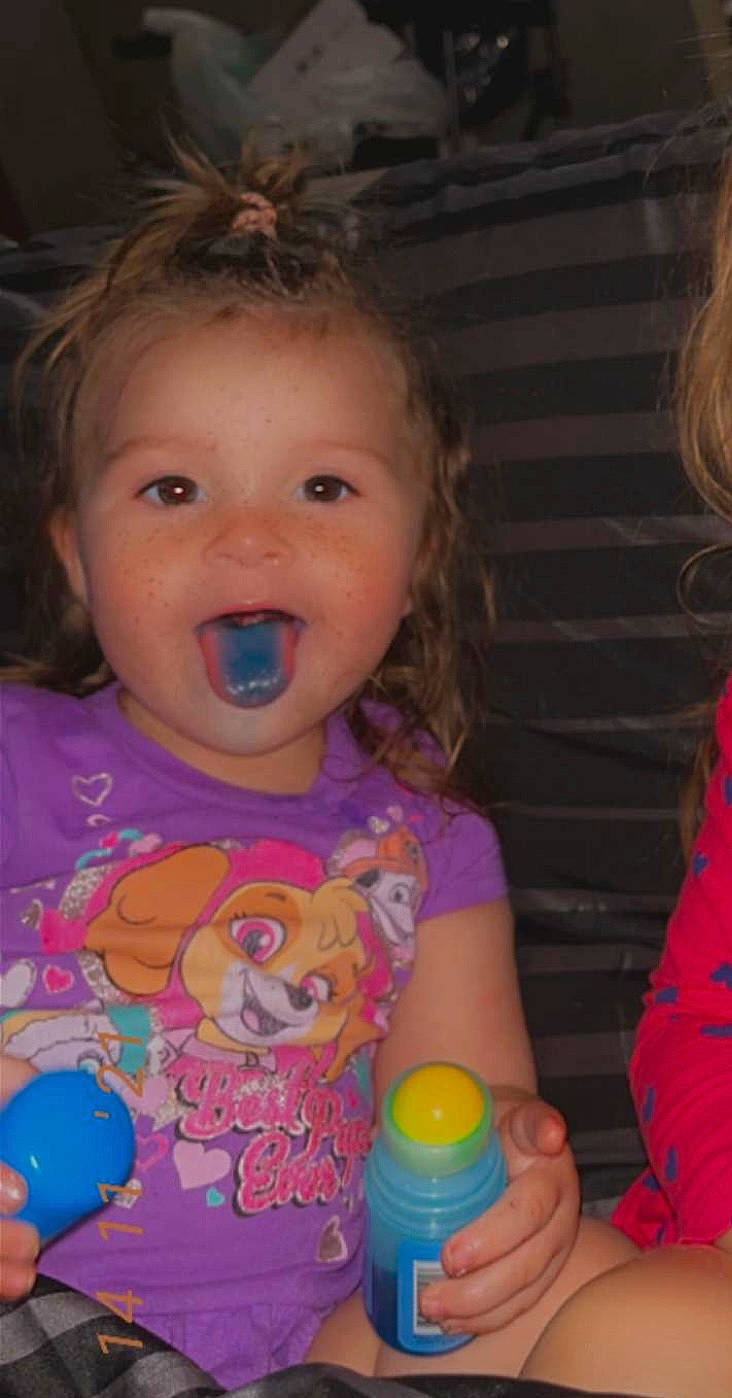 Aspyn joined the competition — help win amazing prizes! baby, baby_playing_with_toys, baby_toddler_clothing, cheek, ear, eyelash, finger, fun, hairstyle, happy, iris, mouth, nose, organ, people, person, pink, skin, smile, toddler