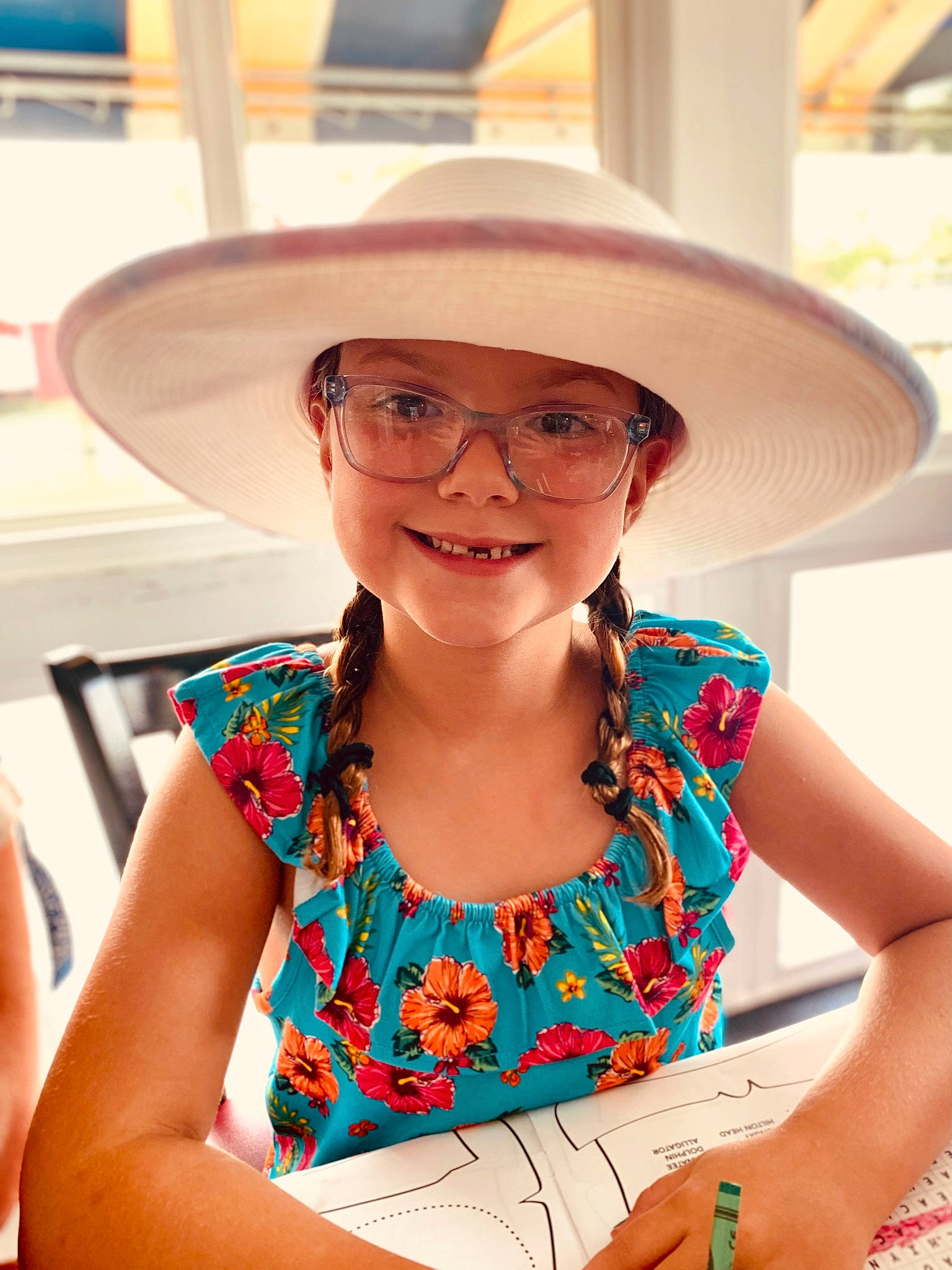 Bentleigh joined the competition — help win amazing prizes! beauty, child, electric_blue, eye, eyewear, fashion_design, fun, glasses, happy, hat, headwear, jewellery, joy, leisure, lip, necklace, person, skin, smile, summer