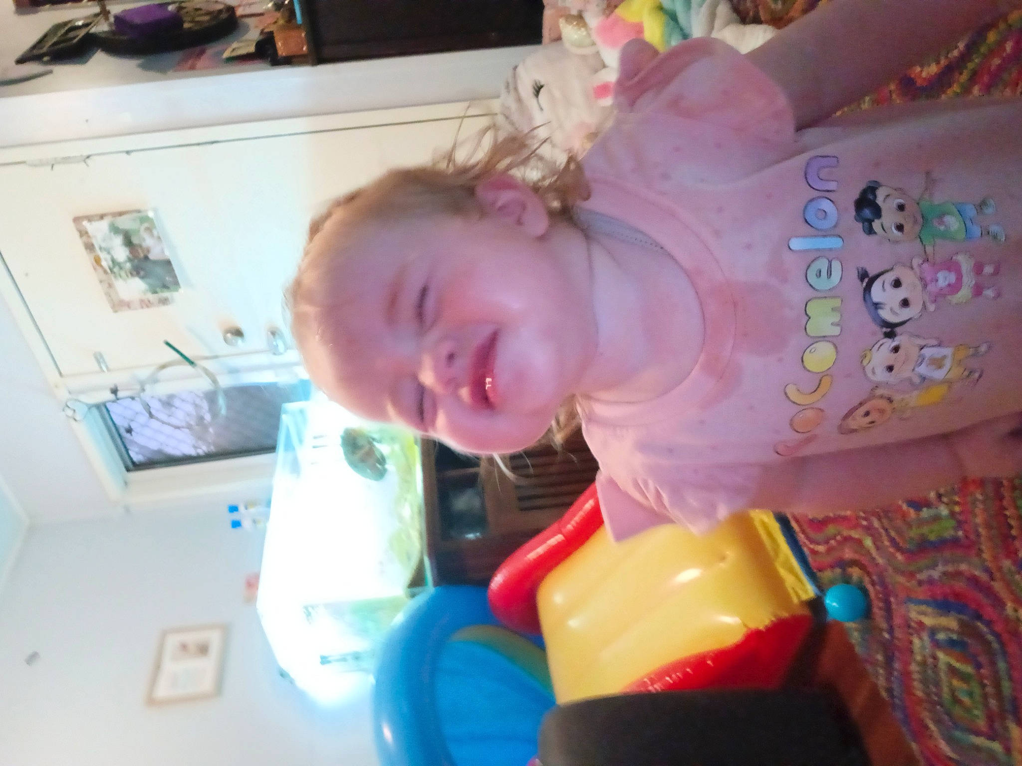 Hailey is registered to the contest to win money with this photo: baby, baby_playing_with_toys, baby_products, baby_toddler_clothing, baby_toys, child, fun, person, plastic, play, room, toddler, toy