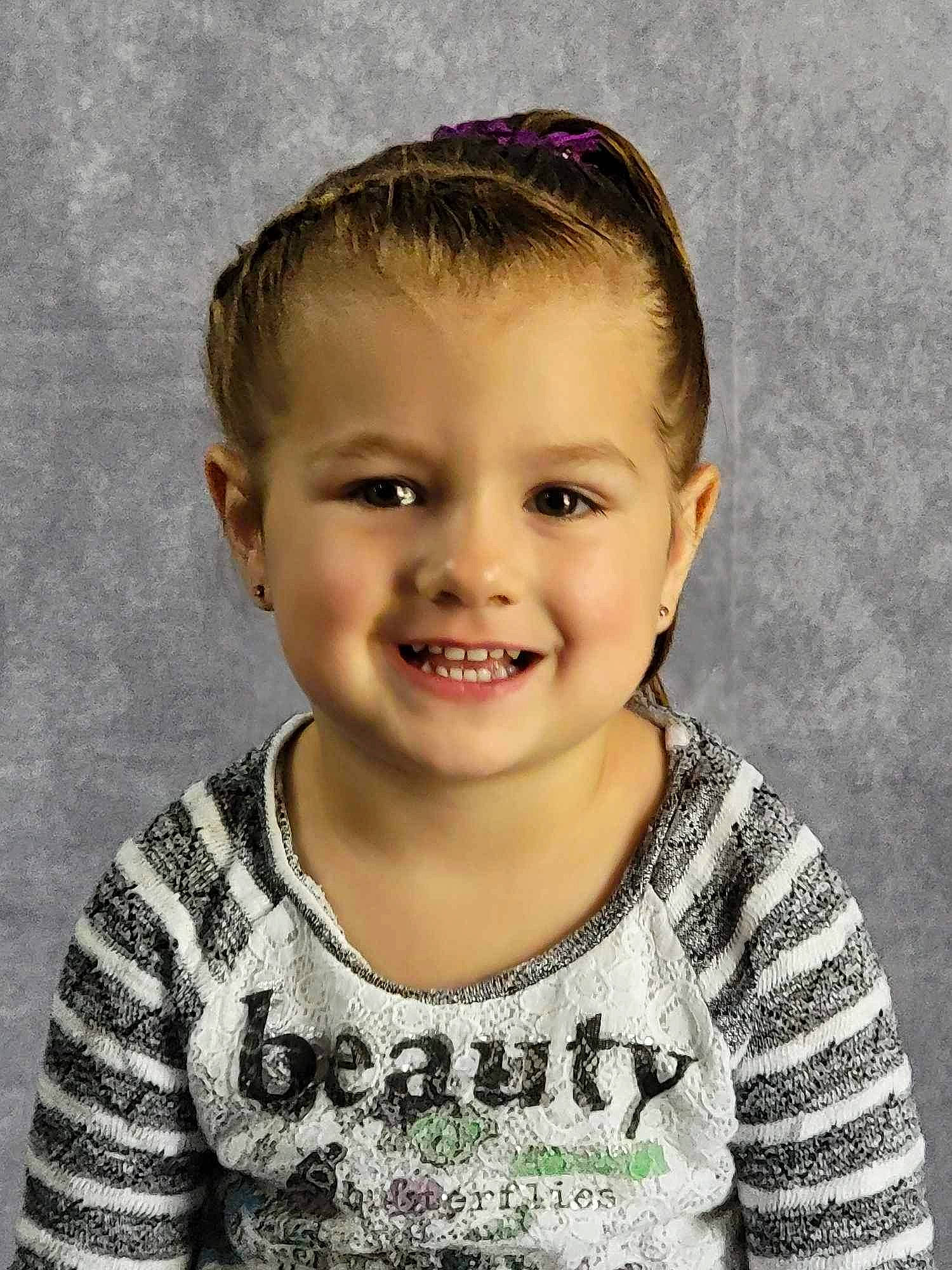 Raelynn joined the competition — help win amazing prizes! baby_toddler_clothing, cheek, child, chin, cool, eyebrow, face, flash_photography, forehead, hairstyle, happy, head, iris, joy, long_sleeved_t_shirt, neck, nose, person, sleeve, smile