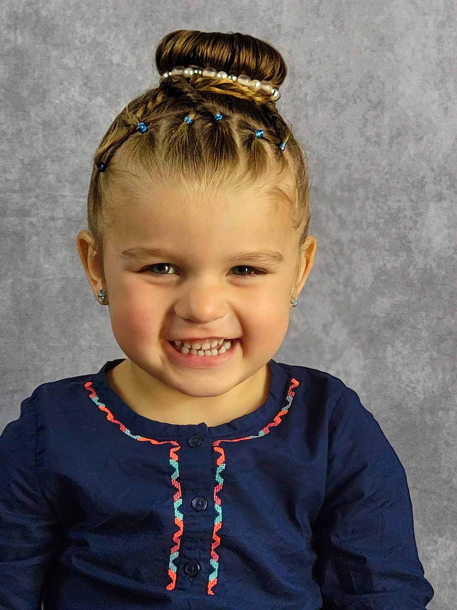 Braelynn joined the competition — help win amazing prizes! baby_toddler_clothing, cheek, chin, dress, ear, eye, face, facial_expression, happy, headband, headgear, headpiece, jewellery, joy, neck, organ, person, photograph, skin, sleeve