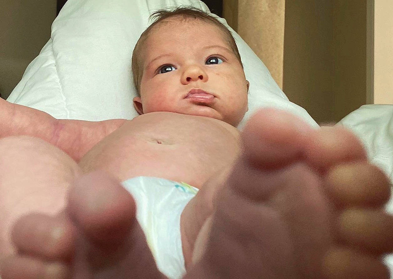 Rosalia joined the competition — help win amazing prizes! arm, baby, baby_sleeping, birth, cheek, child, eye, face, finger, foot, hand, head, leg, muscle, nose, person, skin, sole, thumb, toddler