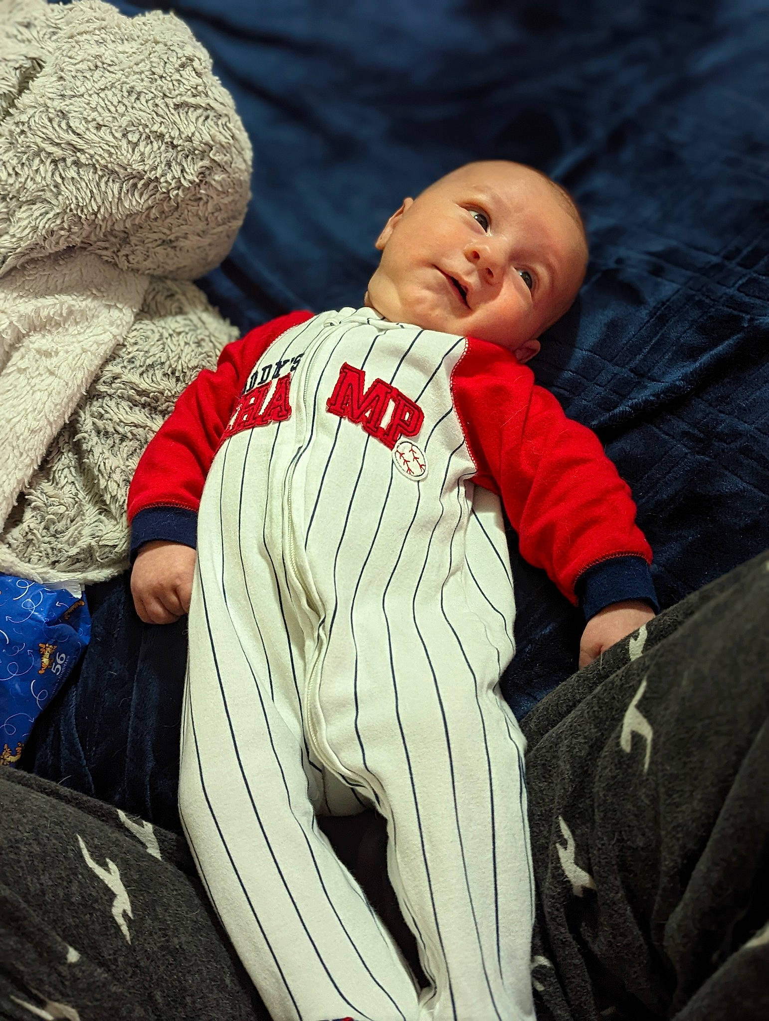 Desmond joined the competition — help win amazing prizes! baby, cap, carmine, child, cool, flash_photography, fun, fur, gesture, grass, happy, leisure, people_in_nature, person, portrait_photography, sitting, sleeve, sportswear, t_shirt, toddler
