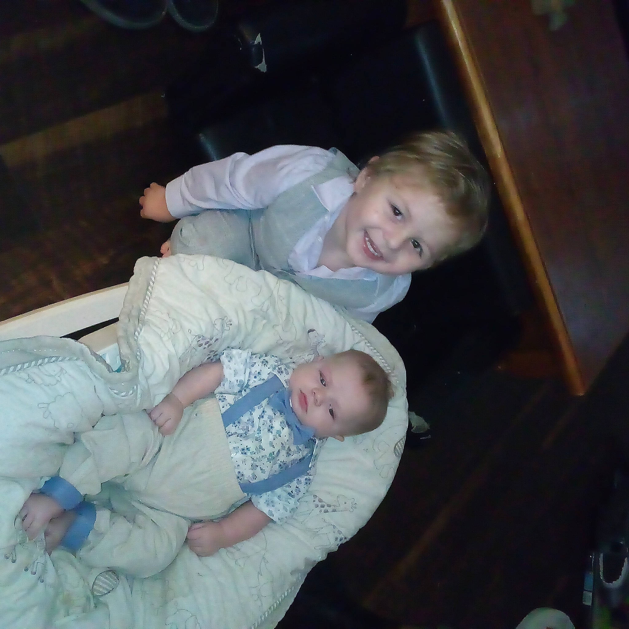 Cyrus joined the competition — help win amazing prizes! baby, baby_products, baby_toddler_clothing, cheek, child, comfort, elbow, event, fun, happy, hardwood, joy, lap, person, room, sitting, smile, toddler, wood