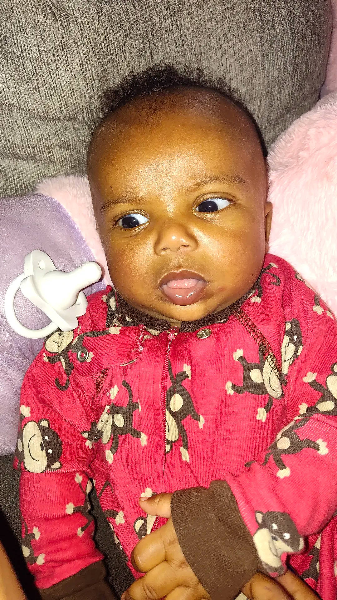 Kaiden joined the competition — help win amazing prizes! baby, baby_toddler_clothing, cheek, child, chin, collar, eyelash, forehead, fun, gesture, happy, head, lip, mouth, nose, person, skin, sleeve, toddler