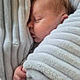newborn, baby, sleeping, blanket, soft, cozy, hand, face, skin, wrapped, infant, closeup, peaceful, resting, child, cute, warm, comfort, portrait, indoors