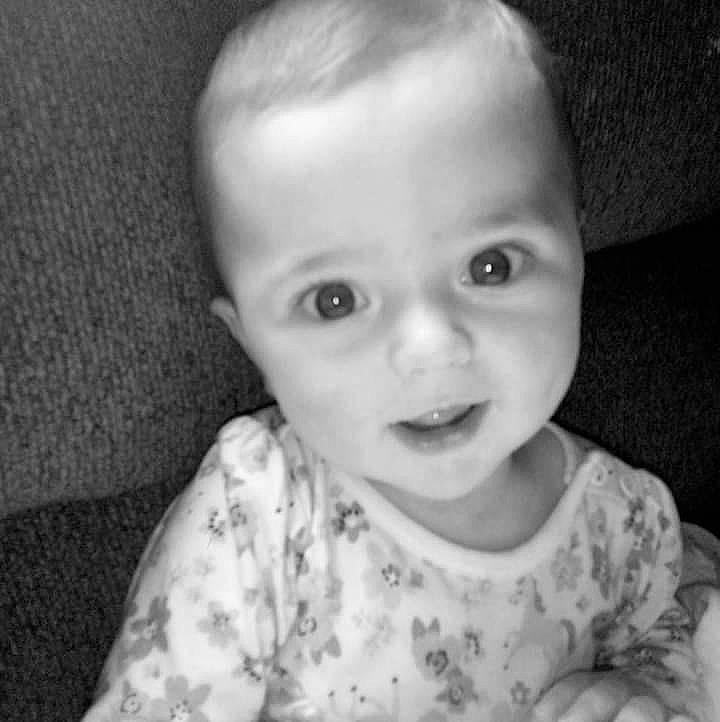 Pasiley is registered to the contest to win money with this photo: baby, baby_toddler_clothing, cheek, child, ear, eye, eyebrow, eyelash, flash_photography, happy, human_body, iris, lip, mouth, nose, person, skin, sleeve, smile, style