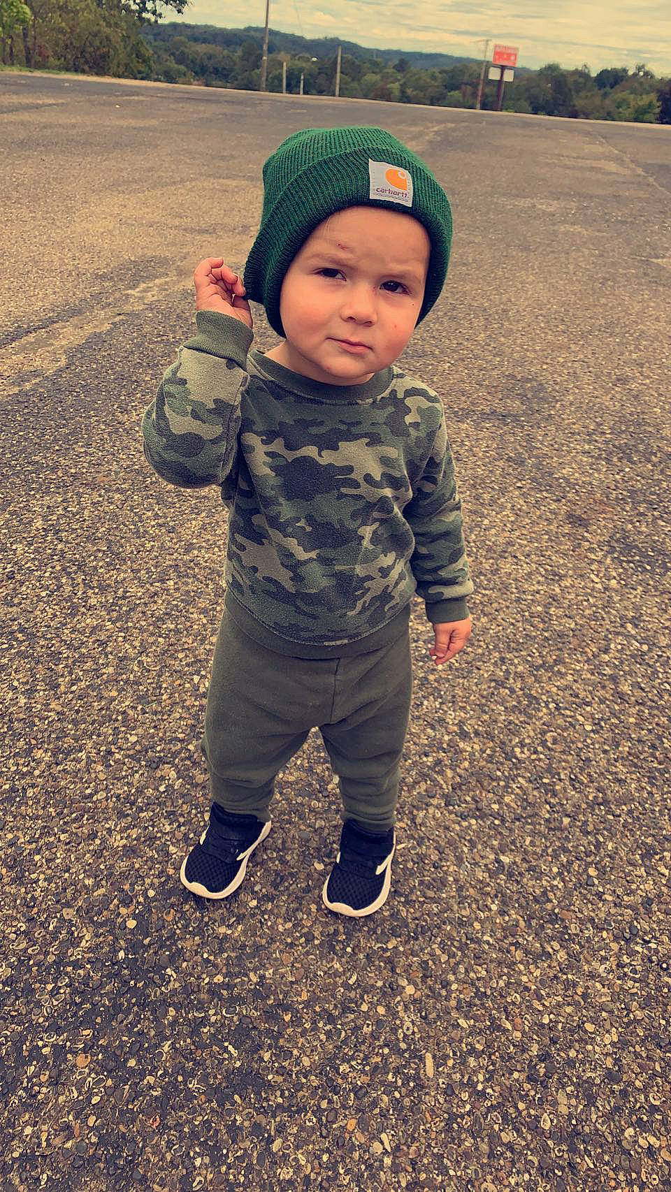 Nolan joined the competition — help win amazing prizes! baby, baby_toddler_clothing, cap, child, cloud, eye, face, fun, grass, happy, hat, head, headgear, headwear, landscape, people_in_nature, person, sand, soil, sunlight