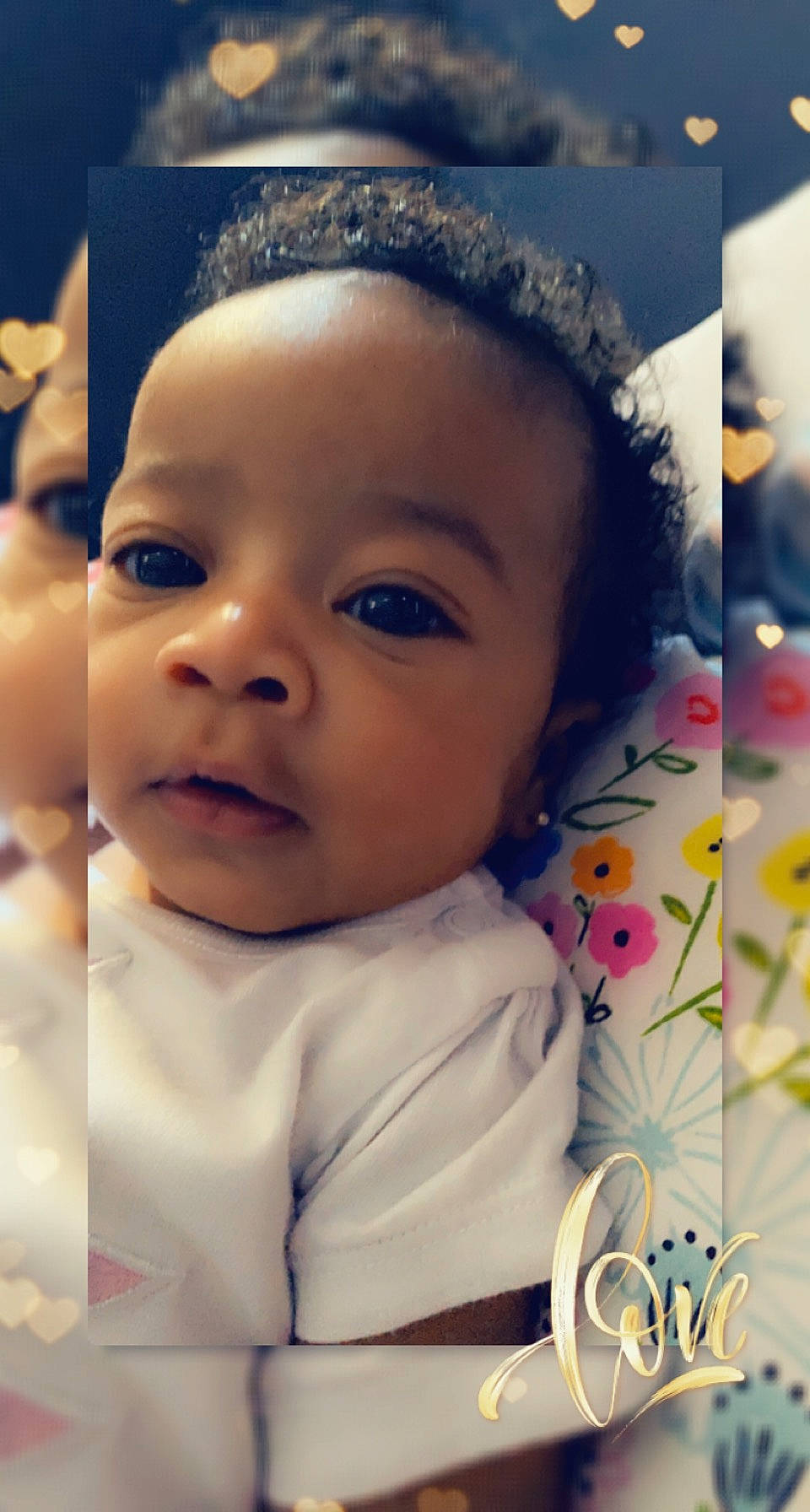 Nylah is registered to the contest to win money with this photo: baby, baby_toddler_clothing, cheek, chin, eye, eyebrow, eyelash, facial_expression, flash_photography, hairstyle, happy, human, iris, lip, nose, people, person, product, skin, smile