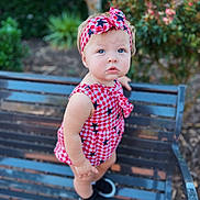 Isabel is registered to the contest to win money with this photo: baby, baby_toddler_clothing, cap, child, eye, grass, happy, hat, leaf, leisure, lip, magenta, pattern, pink, plaid, plant, skin, toddler, tree, wood